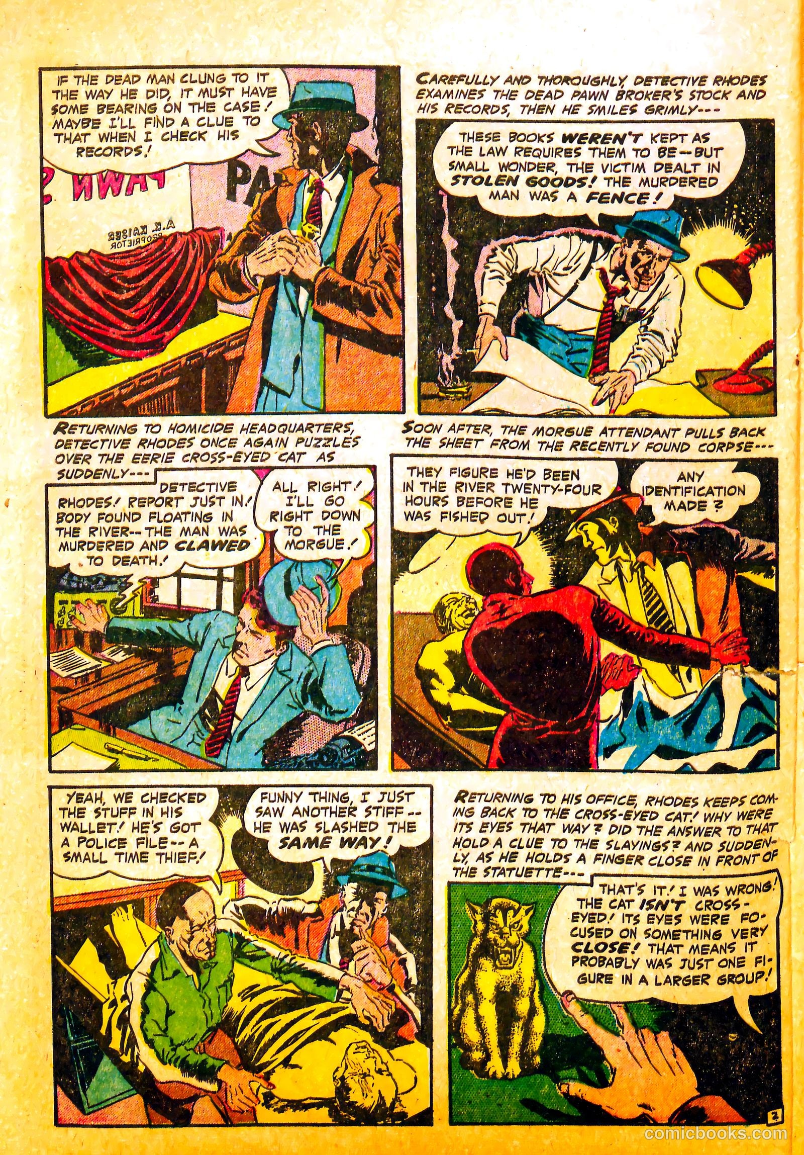 Crime Mysteries #13 (1954) — page 20 of 36