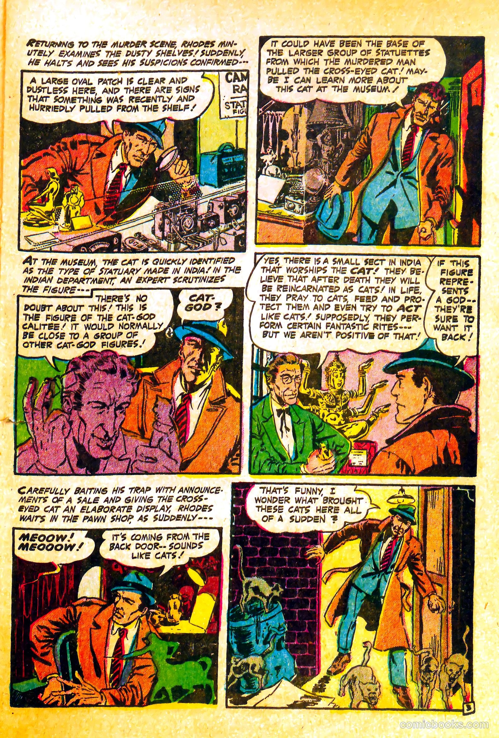 Crime Mysteries #13 (1954) — page 21 of 36