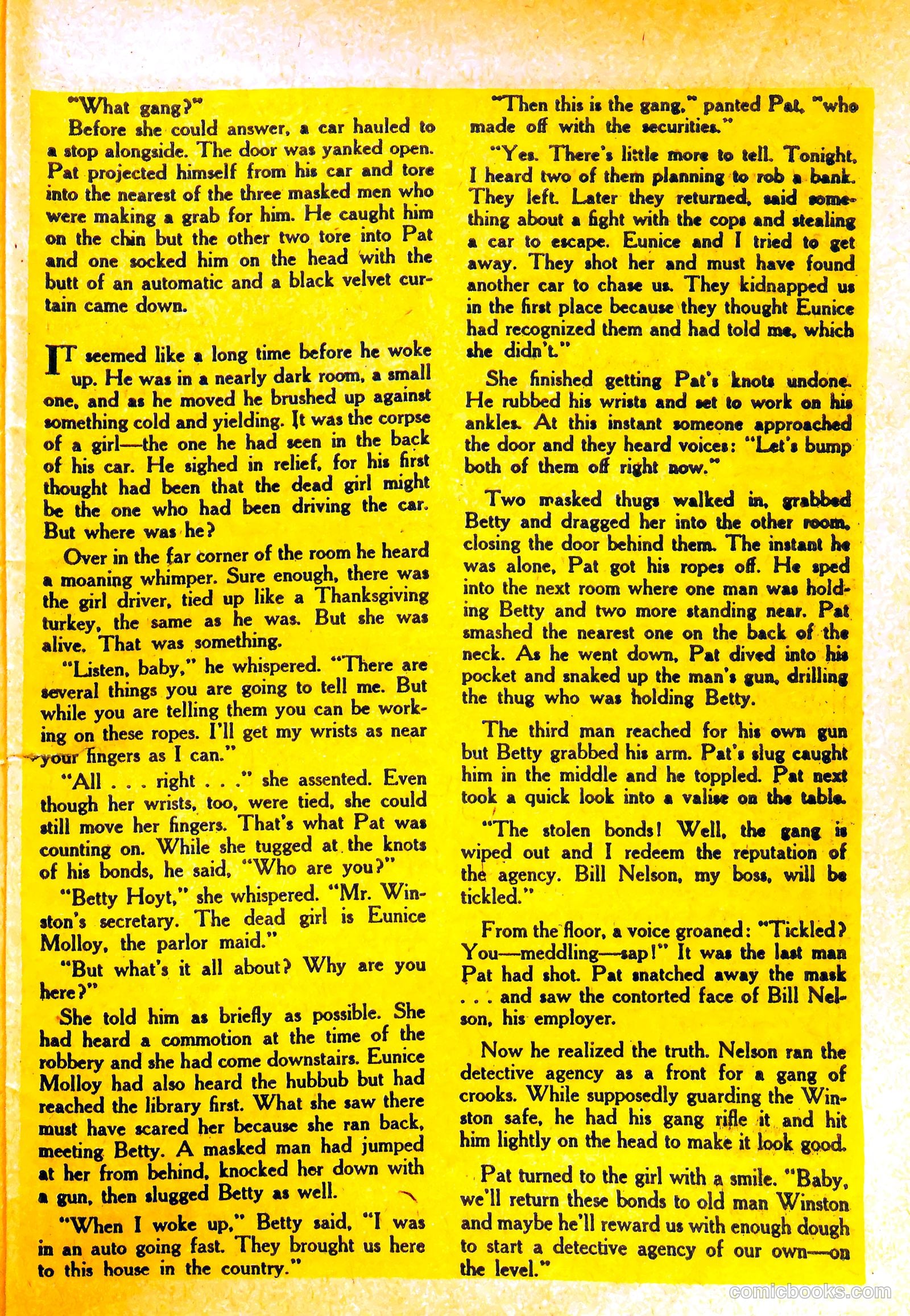 Crime Mysteries #13 (1954) — page 27 of 36