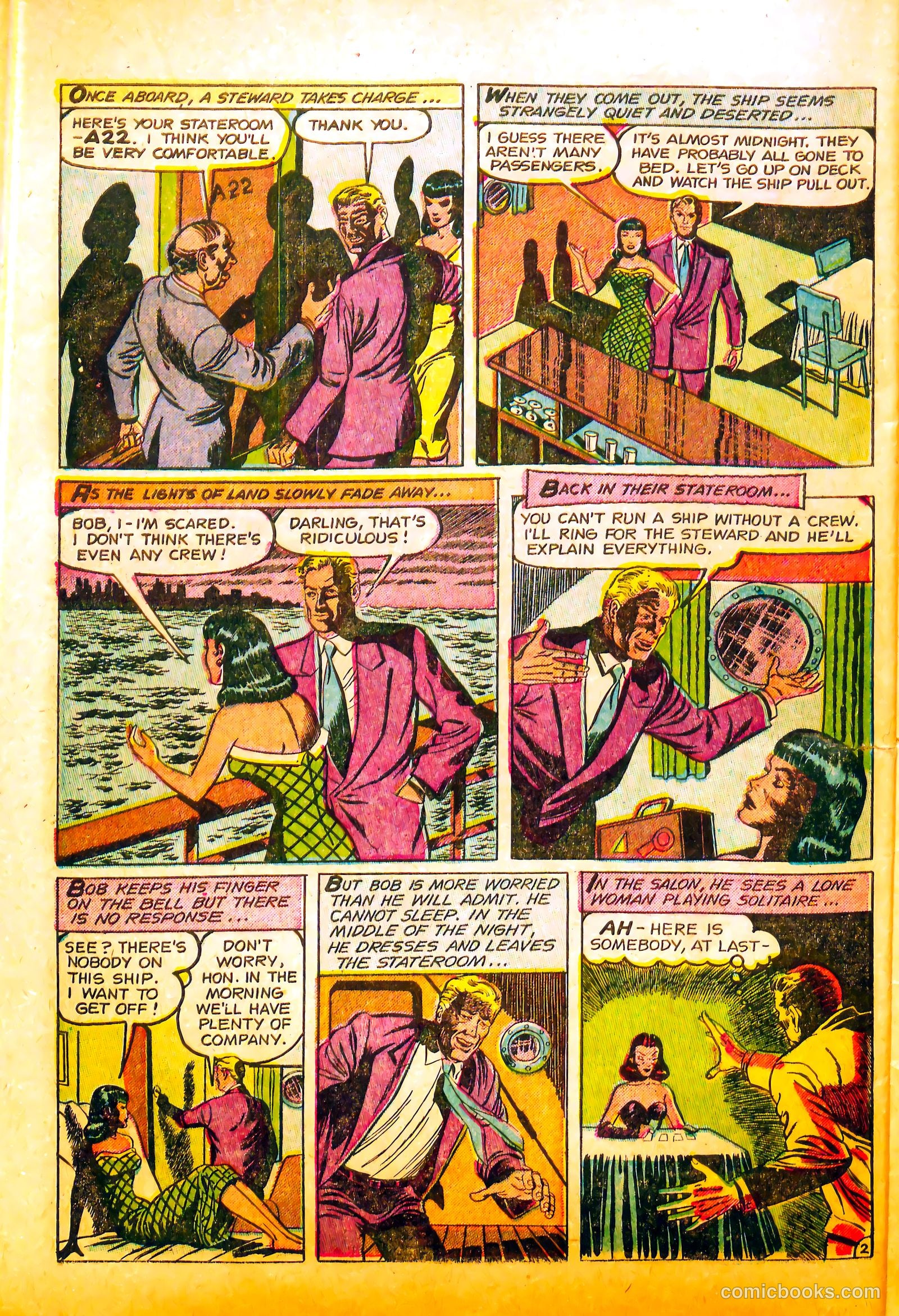 Crime Mysteries #13 (1954) — page 30 of 36