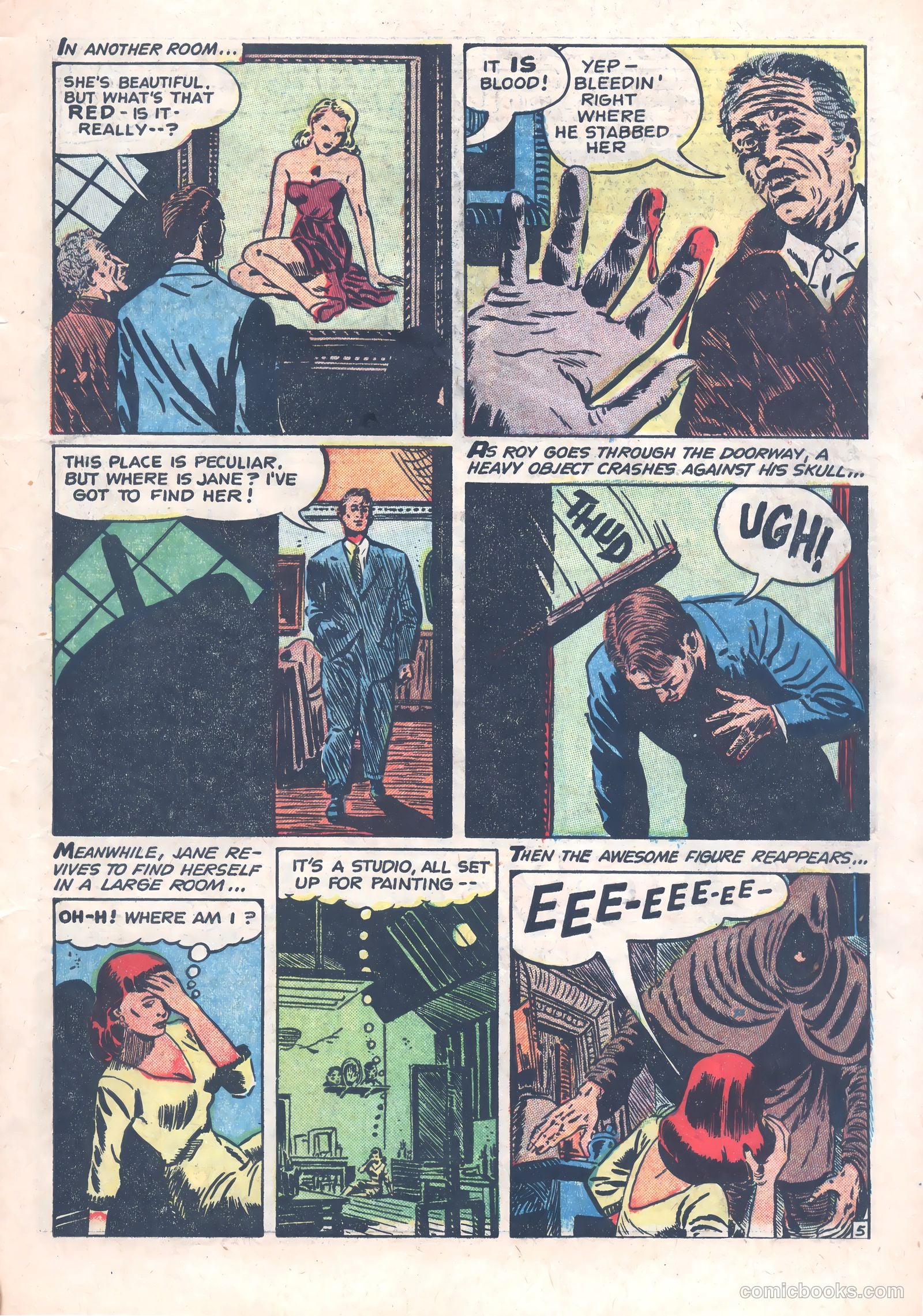 Crime Mysteries #14 (1952) — page 7 of 37
