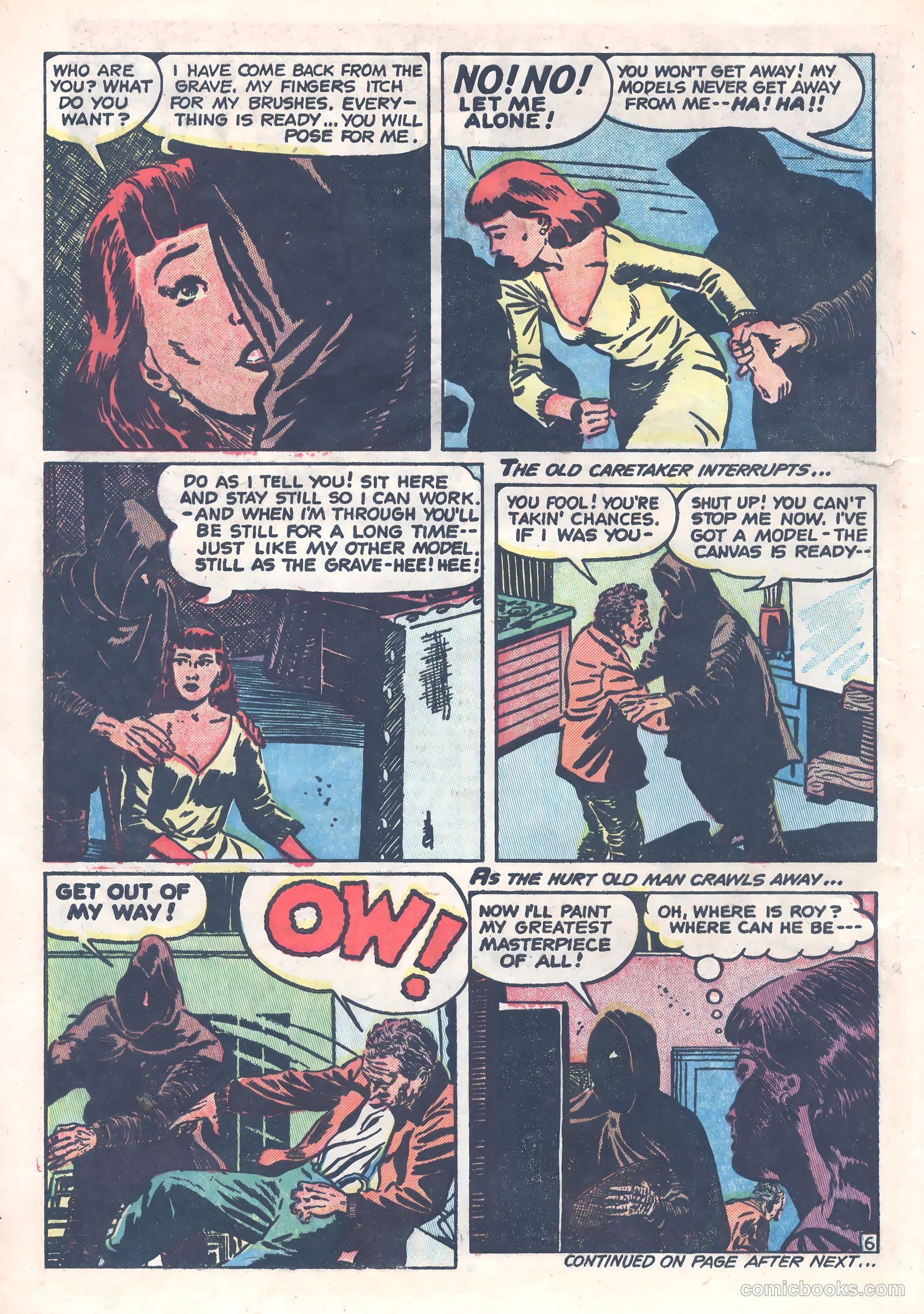 Crime Mysteries #14 (1952) — page 8 of 37