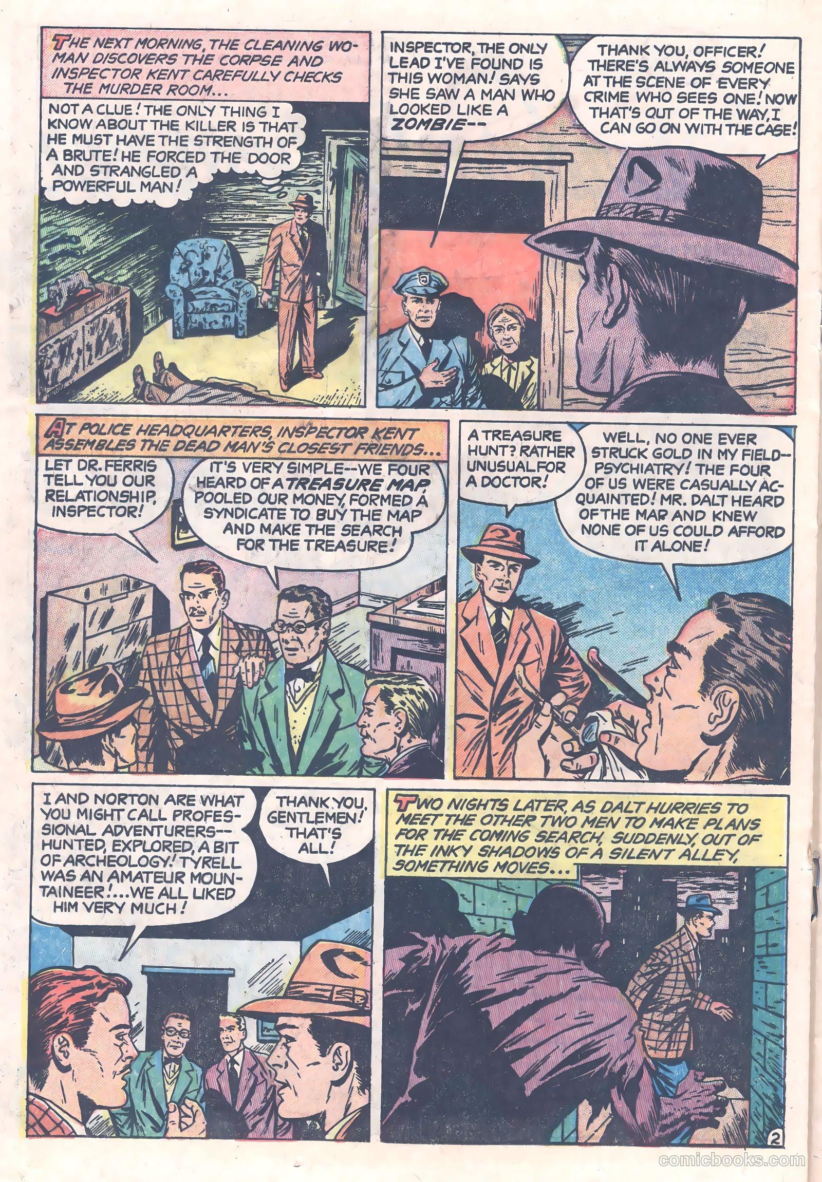 Crime Mysteries #14 (1952) — page 20 of 37