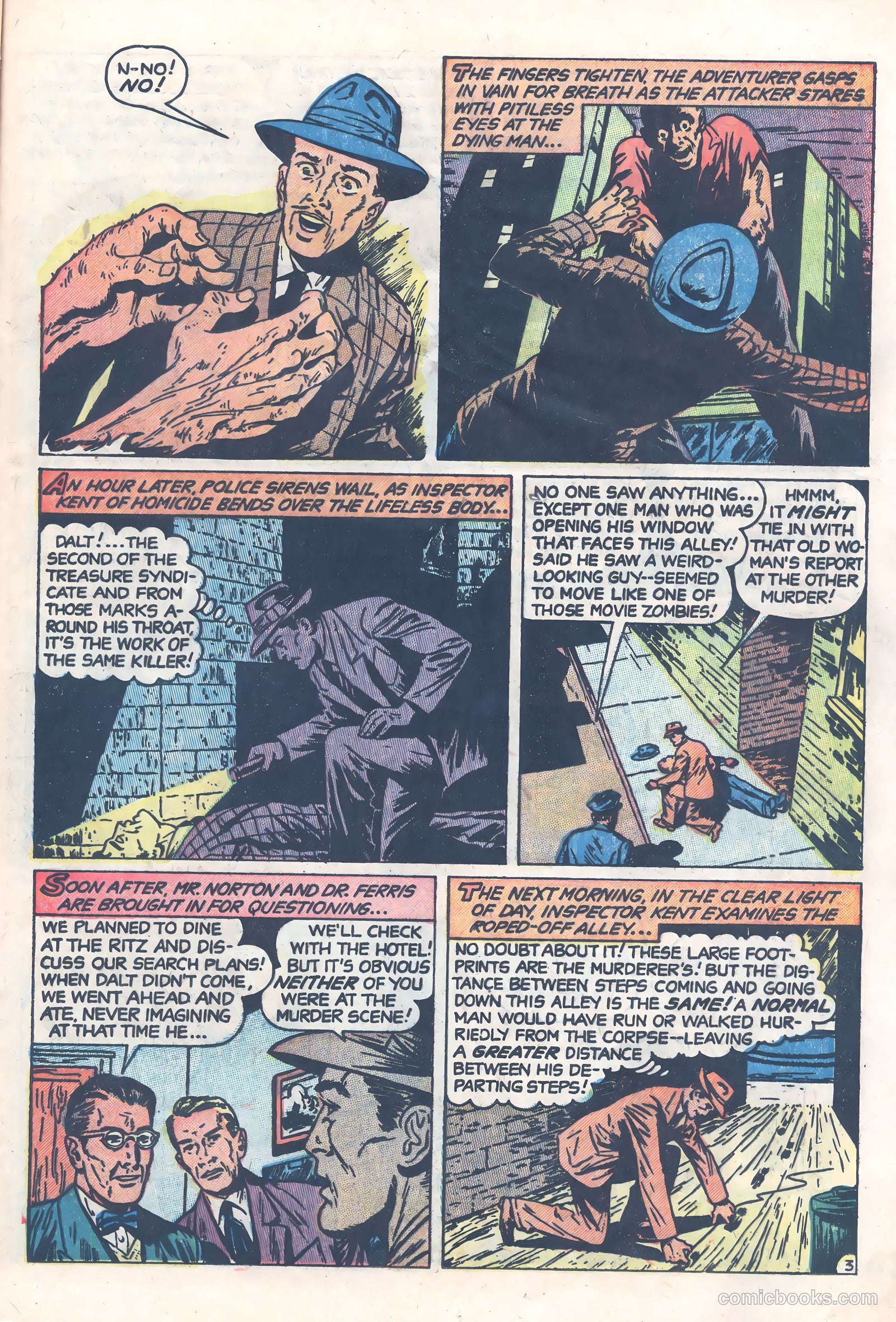 Crime Mysteries #14 (1952) — page 21 of 37