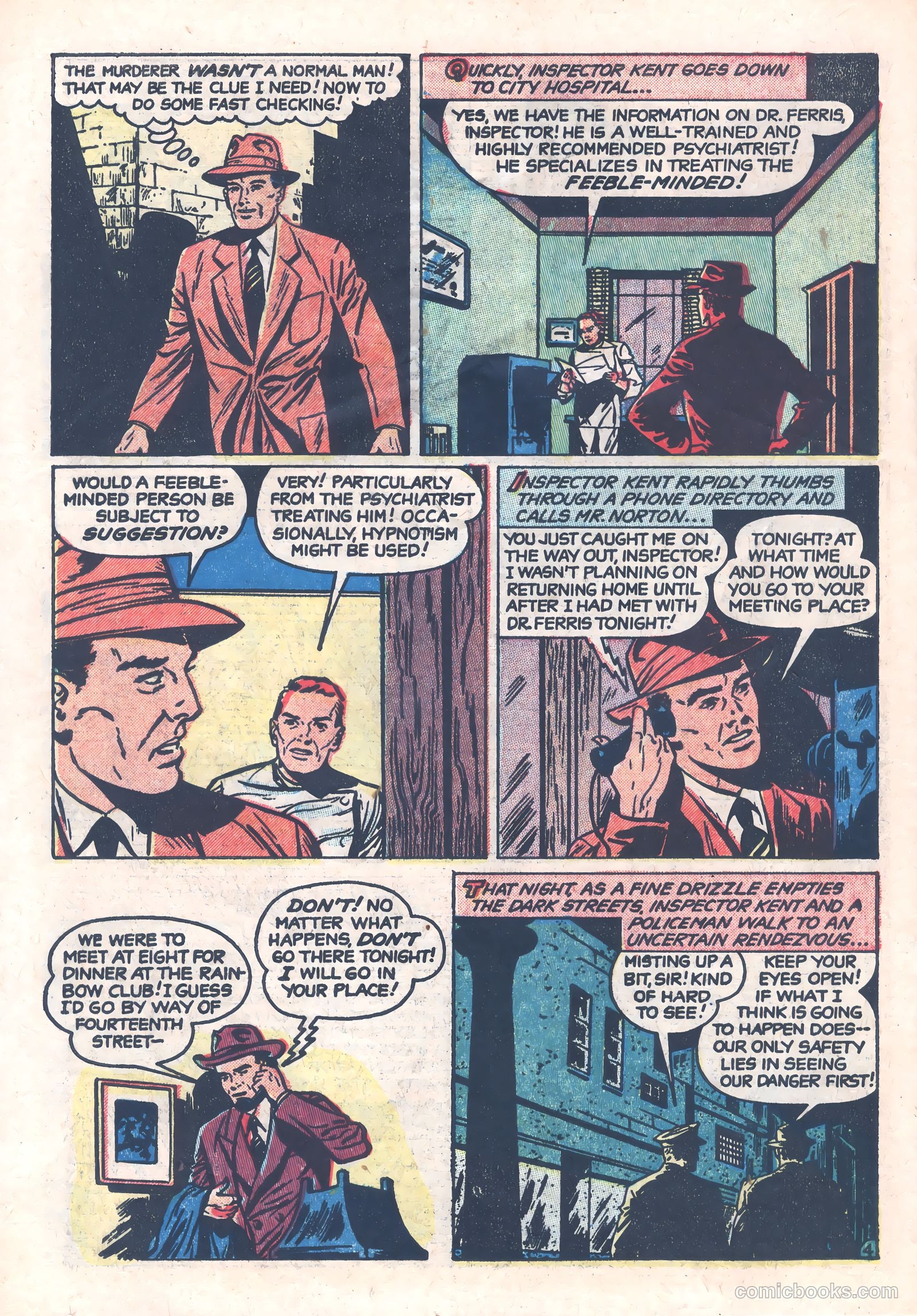 Crime Mysteries #14 (1952) — page 22 of 37