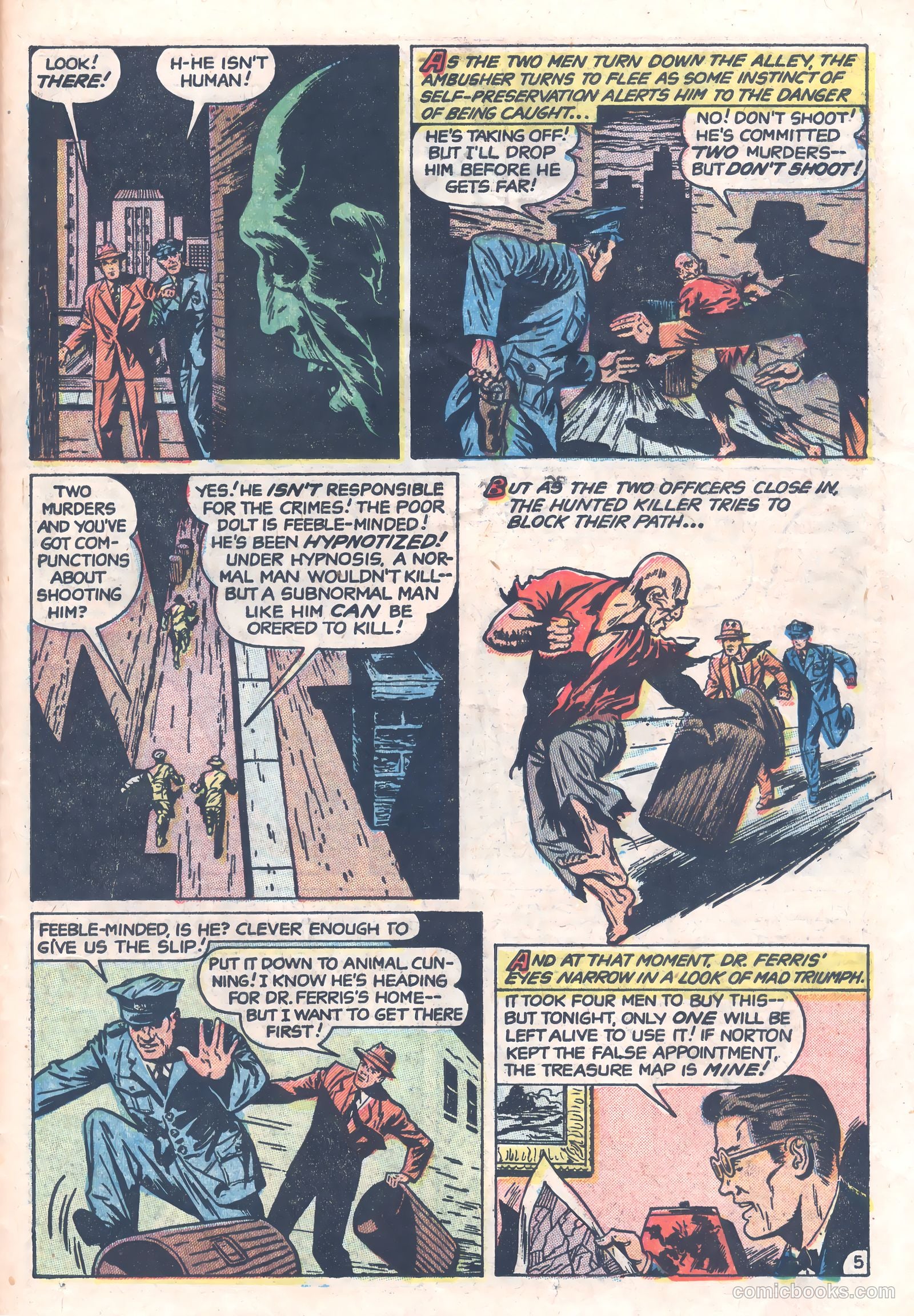 Crime Mysteries #14 (1952) — page 23 of 37