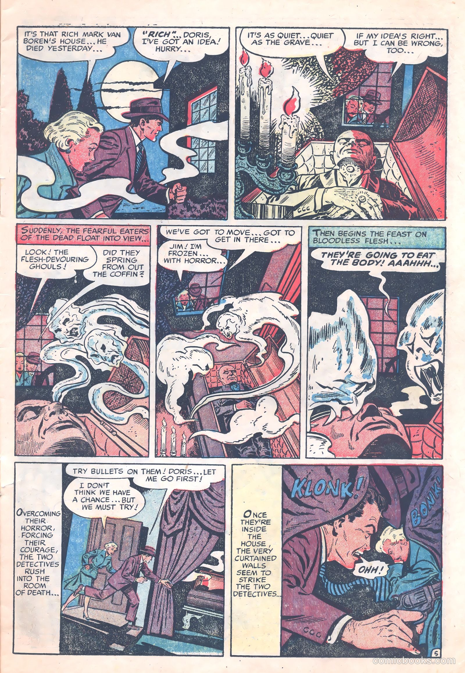 Crime Mysteries #15 (1954) — page 7 of 36