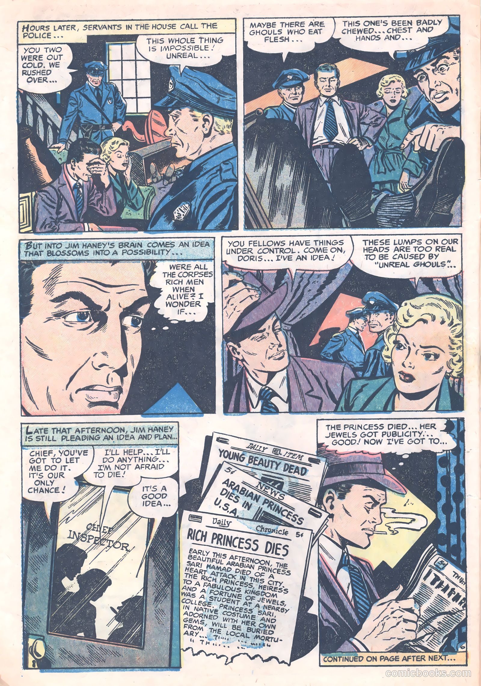 Crime Mysteries #15 (1954) — page 8 of 36