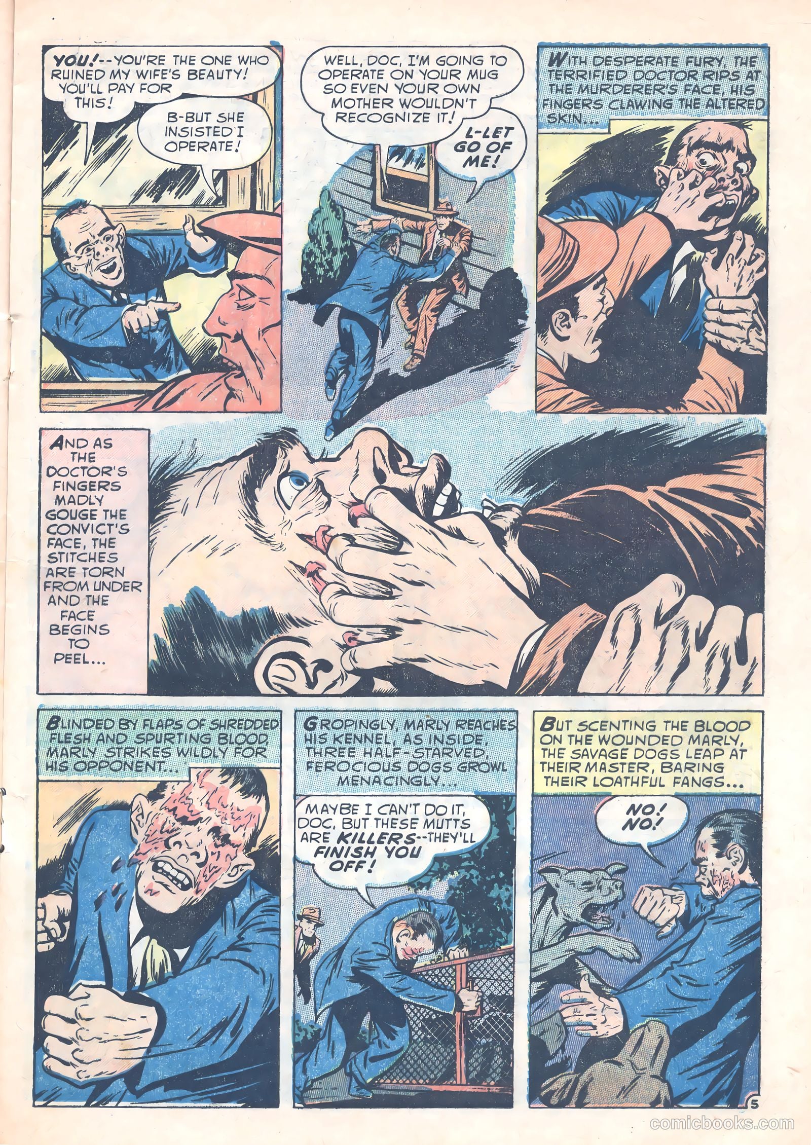 Crime Mysteries #15 (1954) — page 17 of 36