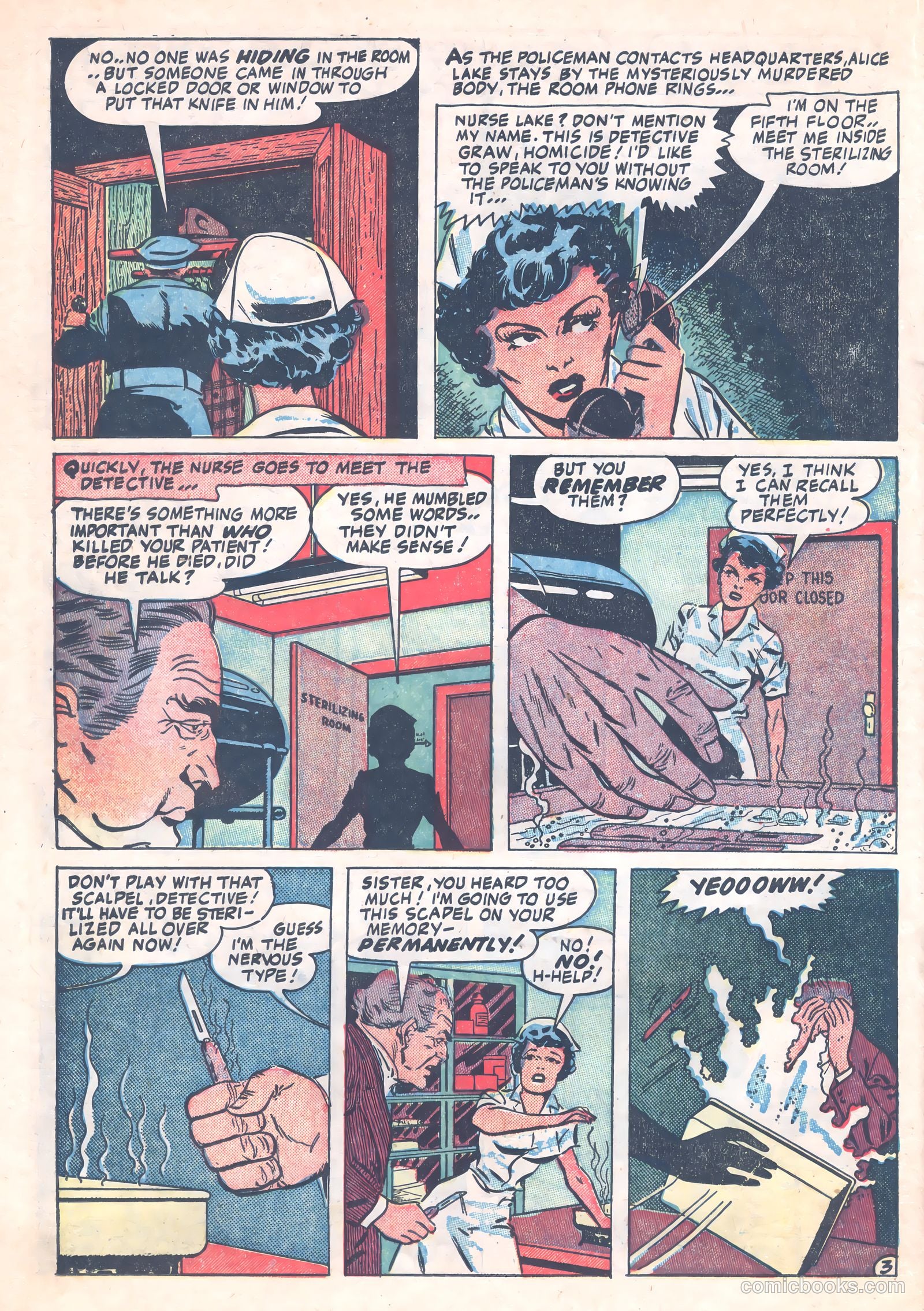 Crime Mysteries #15 (1954) — page 22 of 36