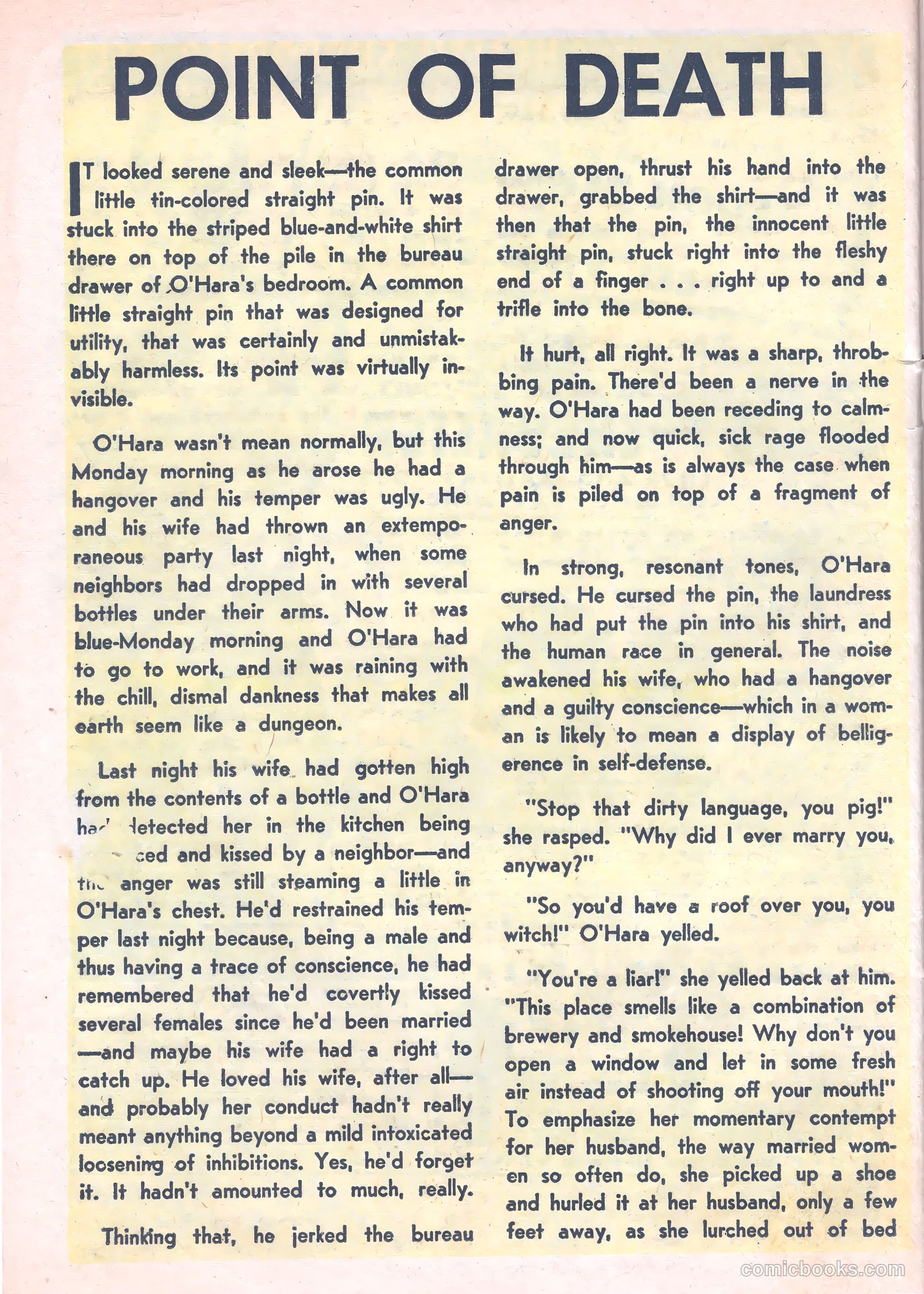 Crime Mysteries #15 (1954) — page 26 of 36