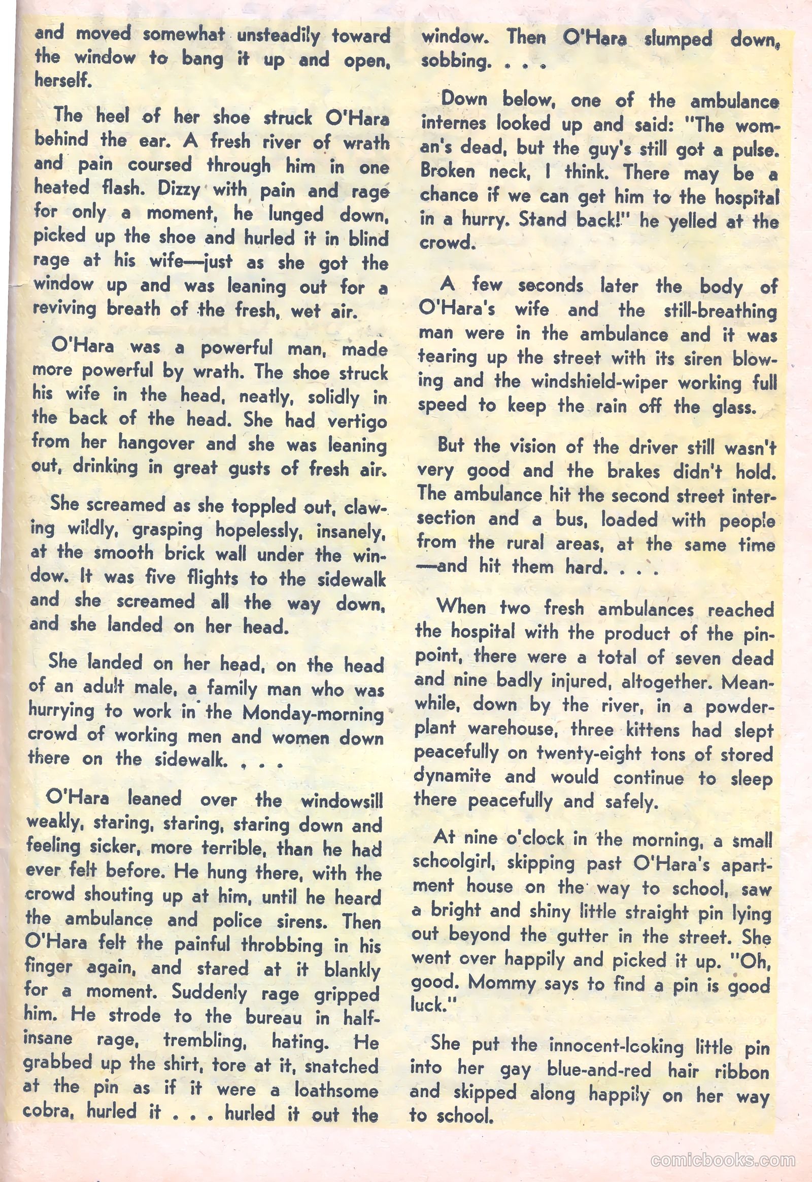 Crime Mysteries #15 (1954) — page 27 of 36
