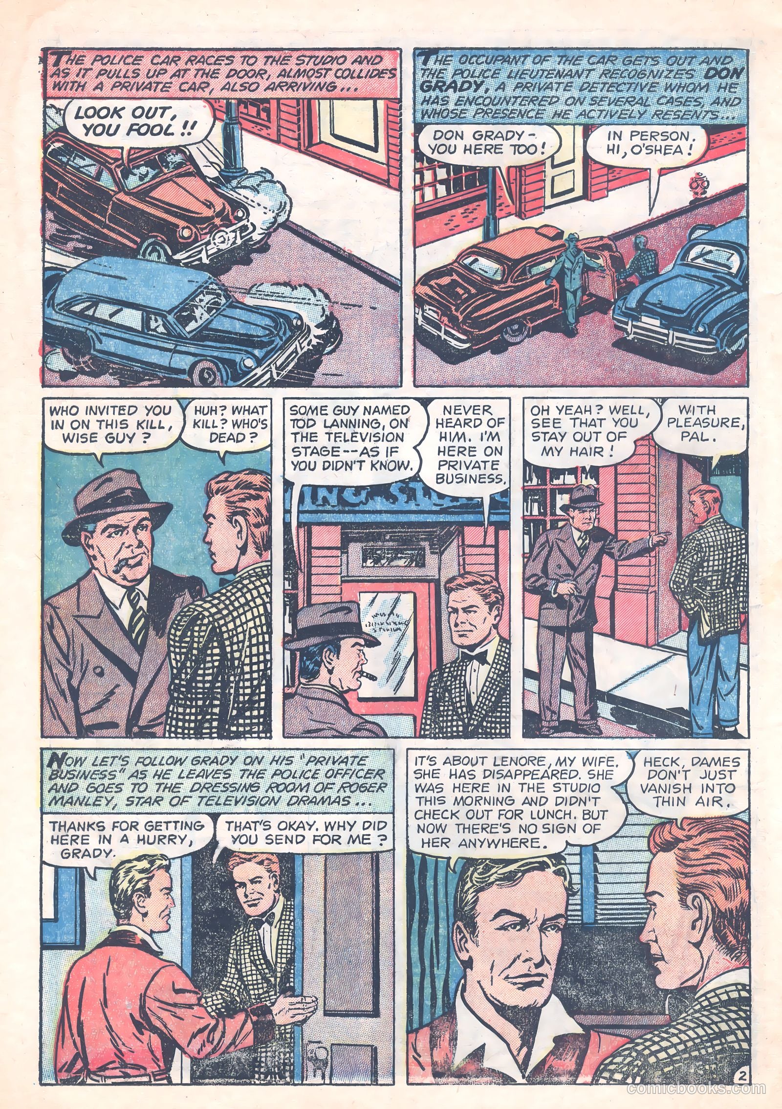 Crime Mysteries #15 (1954) — page 30 of 36