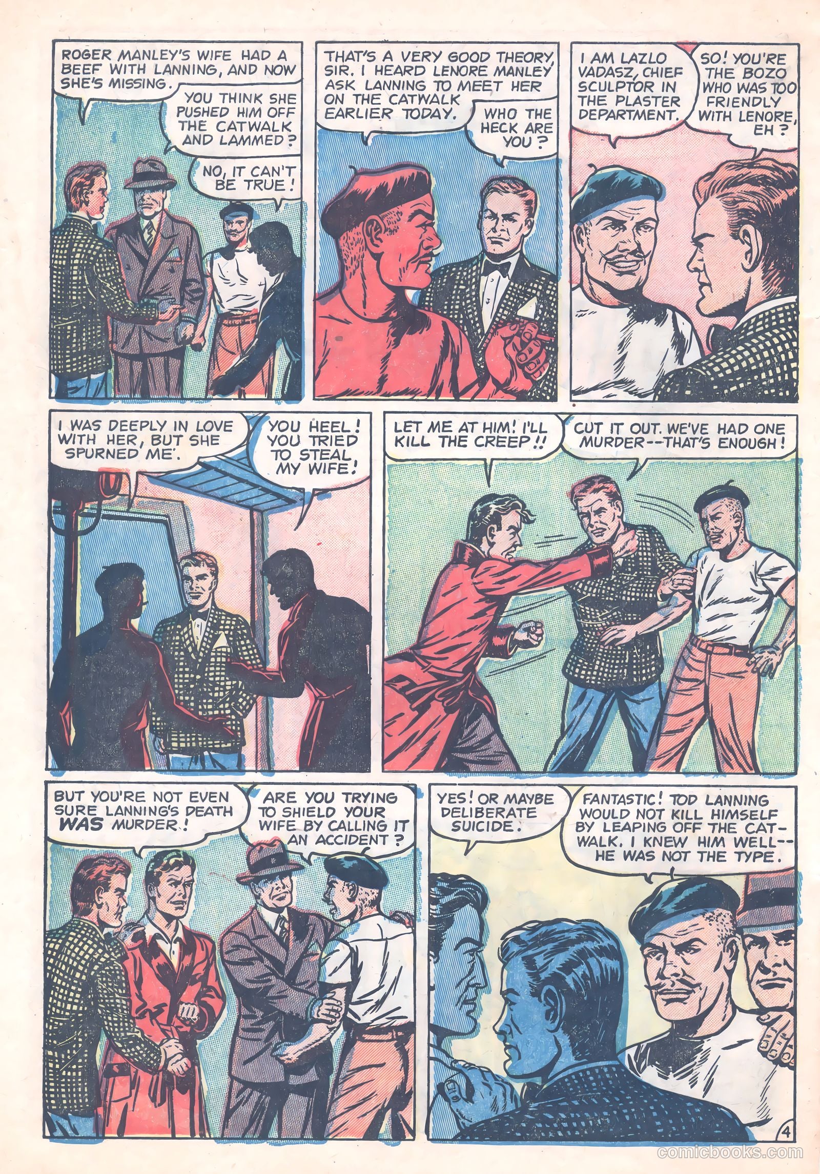 Crime Mysteries #15 (1954) — page 32 of 36