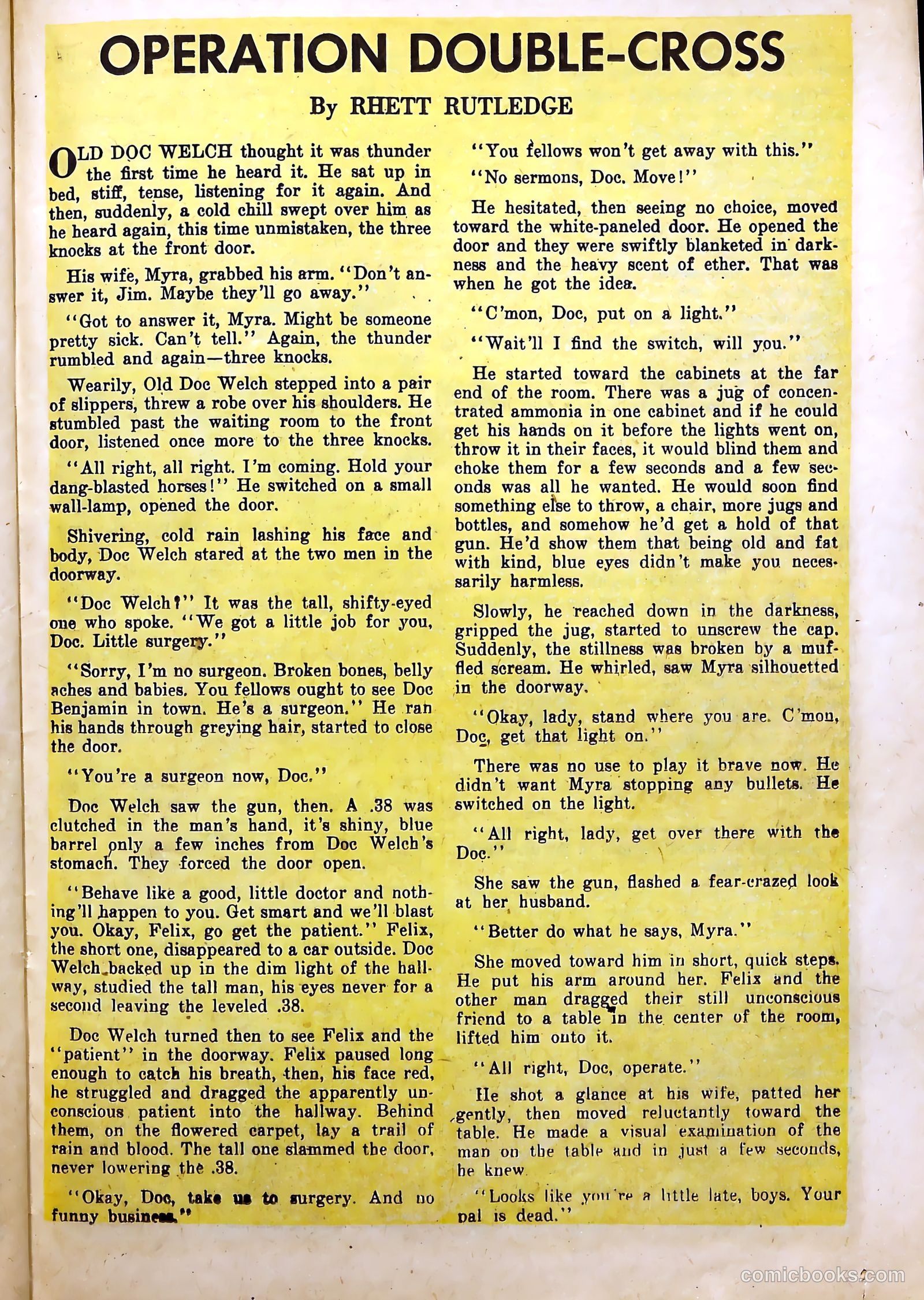 Crime Mysteries #3 (1952) — page 25 of 37