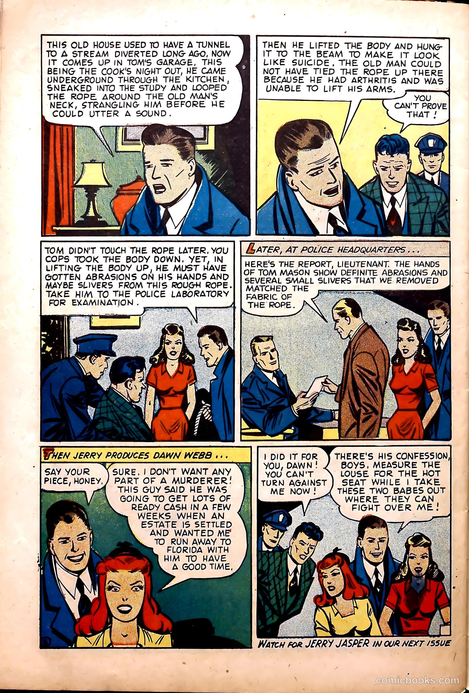 Crime Mysteries #3 (1952) — page 32 of 37