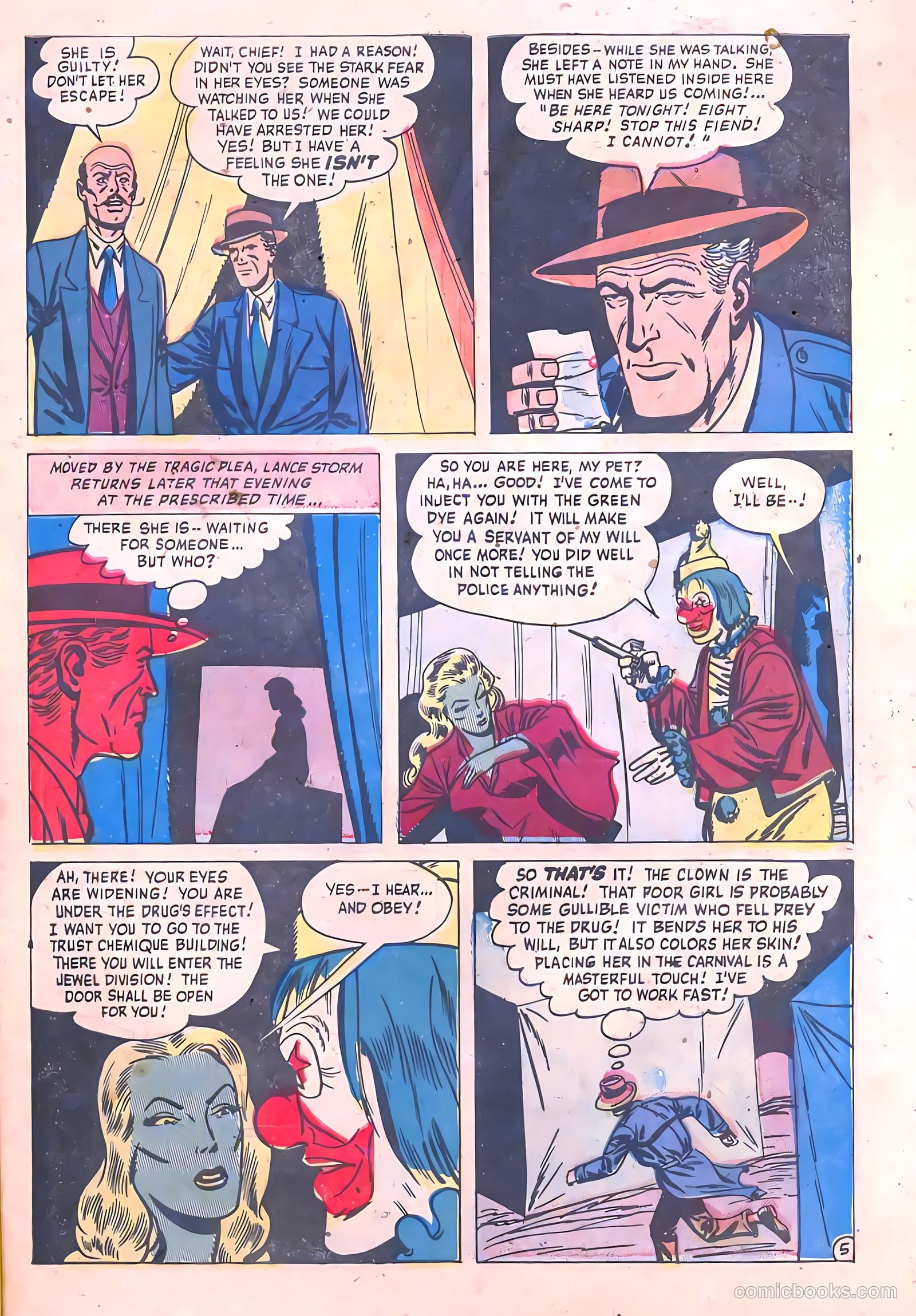 Crime Mysteries #5 (1953) — page 7 of 36