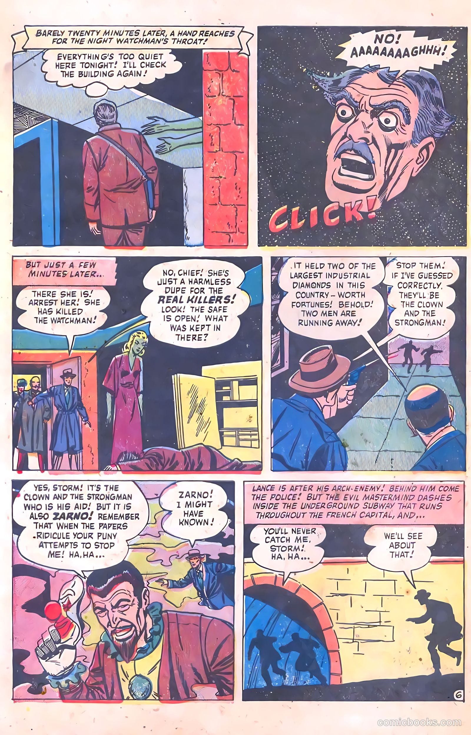 Crime Mysteries #5 (1953) — page 8 of 36