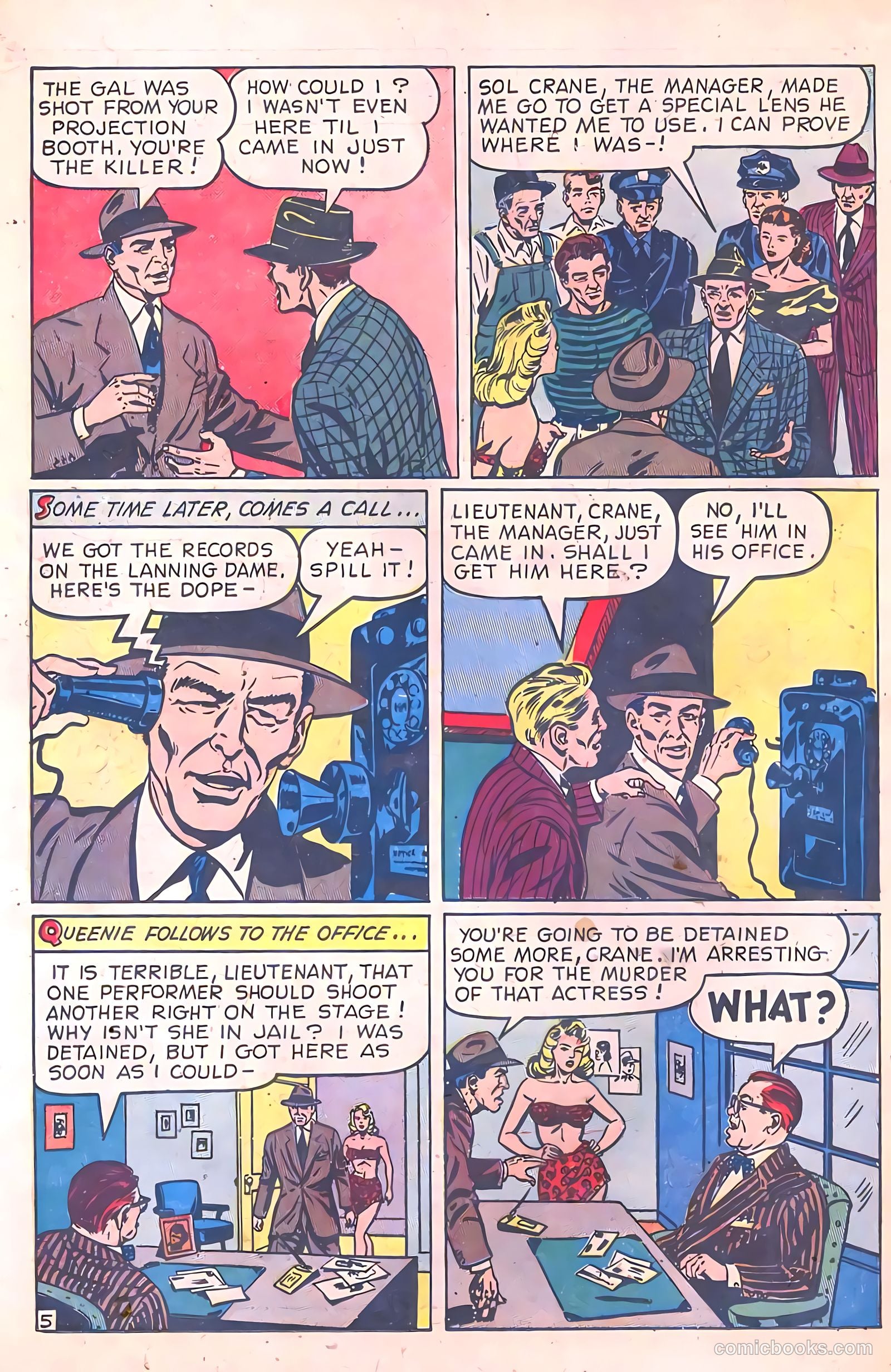 Crime Mysteries #5 (1953) — page 22 of 36