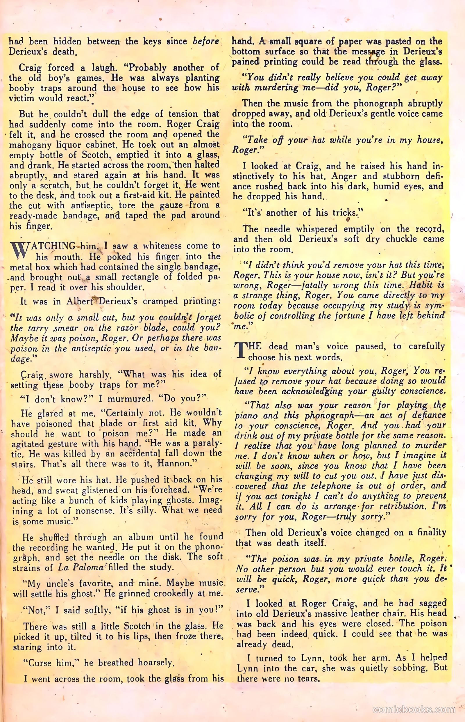 Crime Mysteries #5 (1953) — page 25 of 36