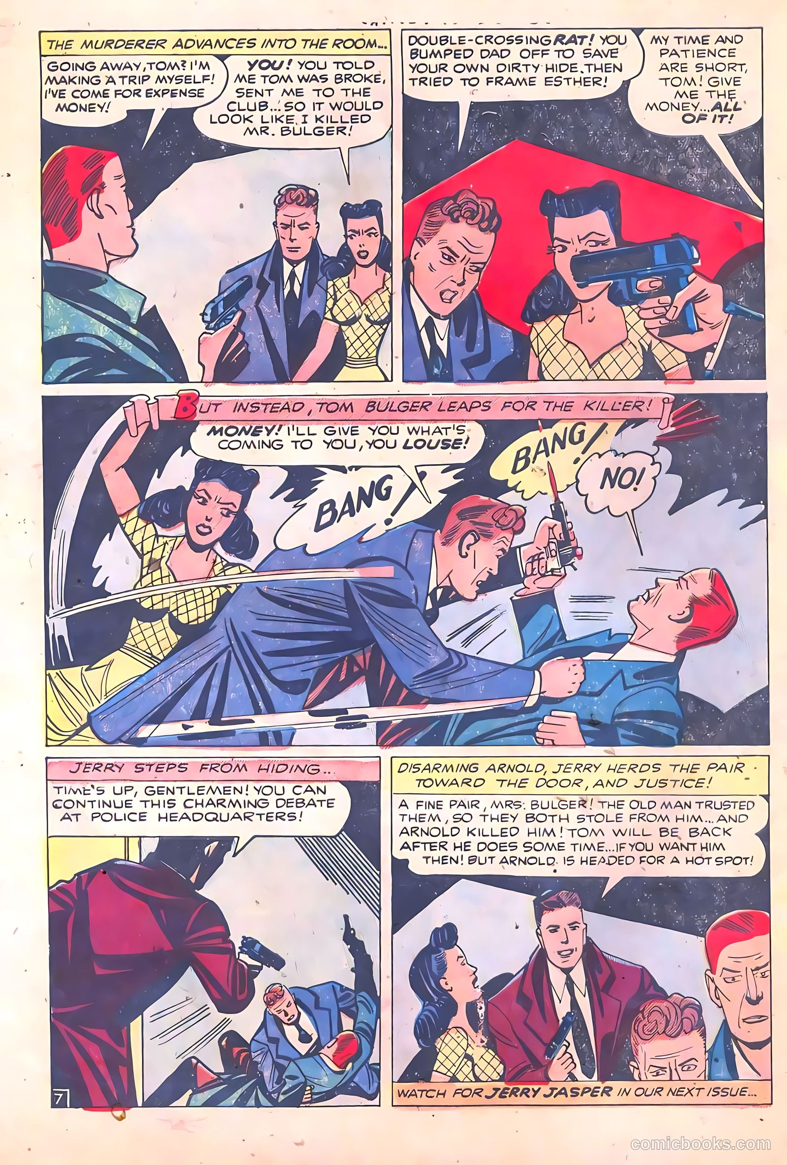 Crime Mysteries #5 (1953) — page 32 of 36