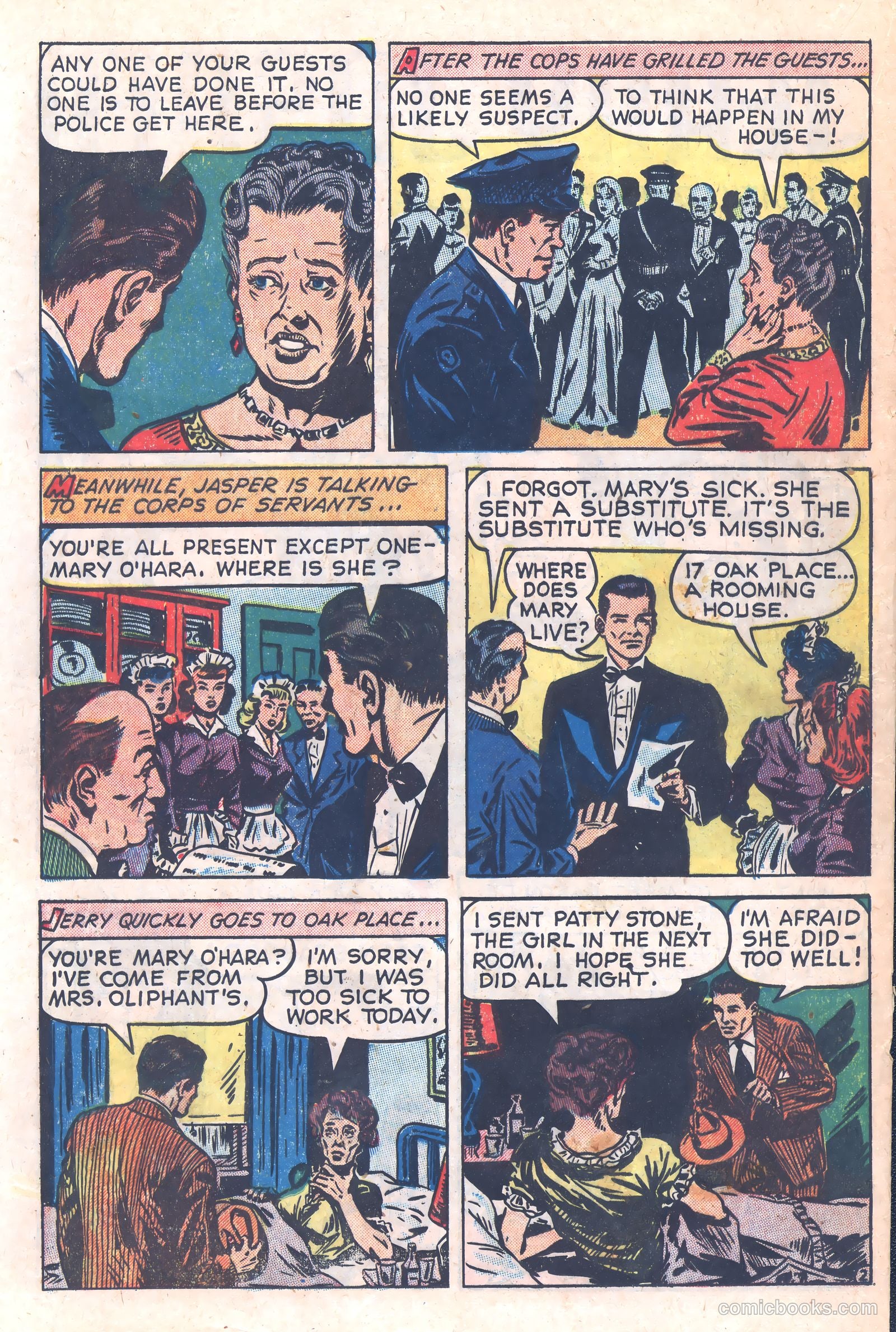 Crime Mysteries #6 (1953) — page 20 of 36