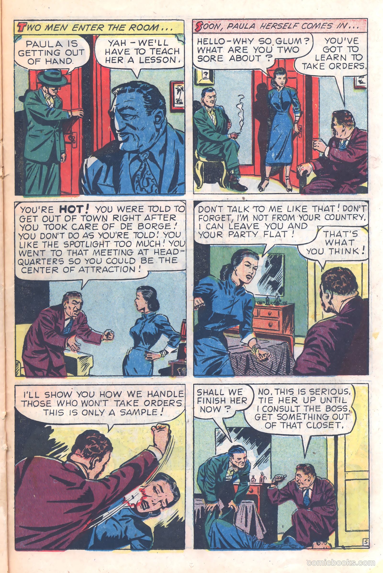 Crime Mysteries #6 (1953) — page 23 of 36