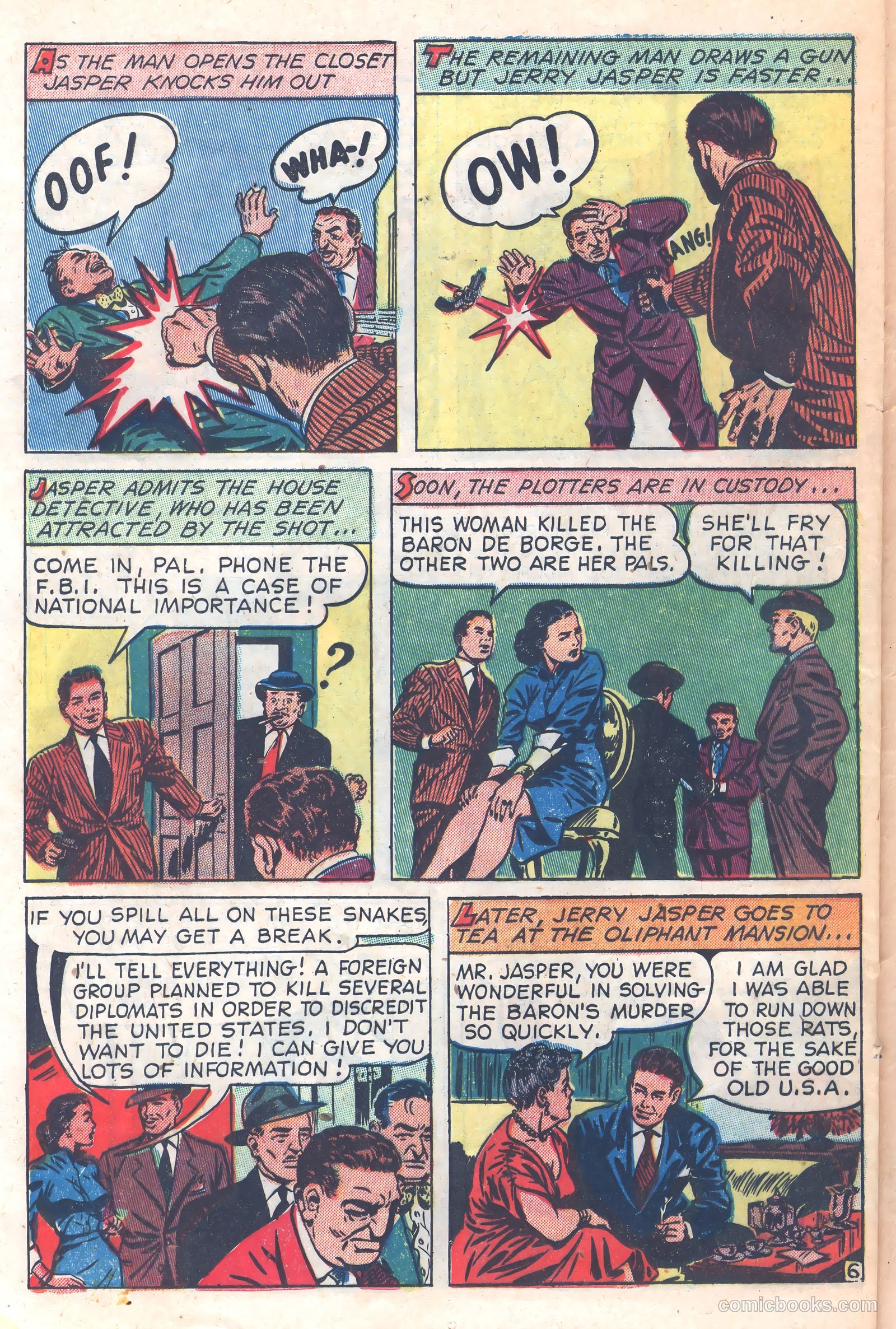 Crime Mysteries #6 (1953) — page 24 of 36