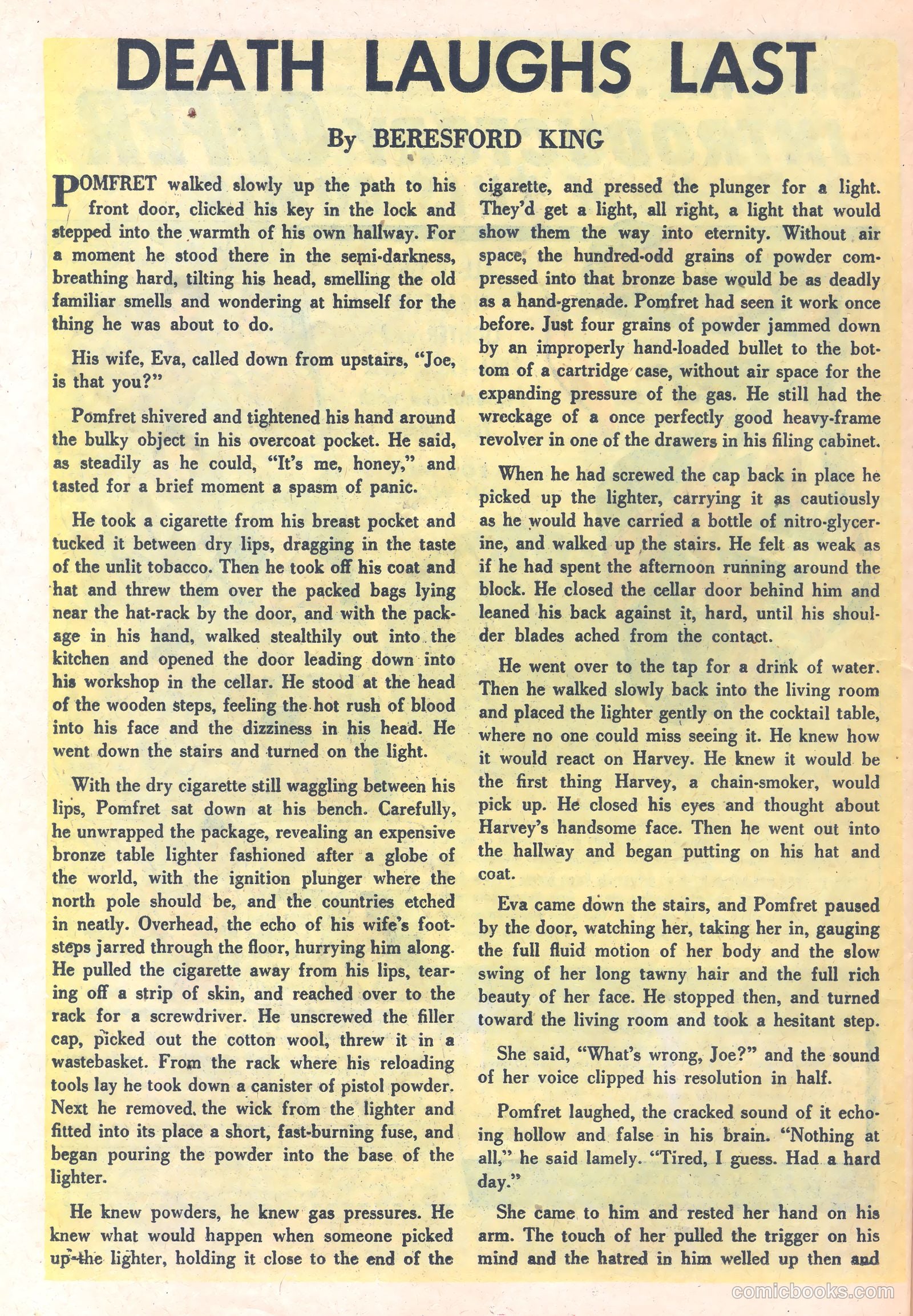 Crime Mysteries #6 (1953) — page 26 of 36