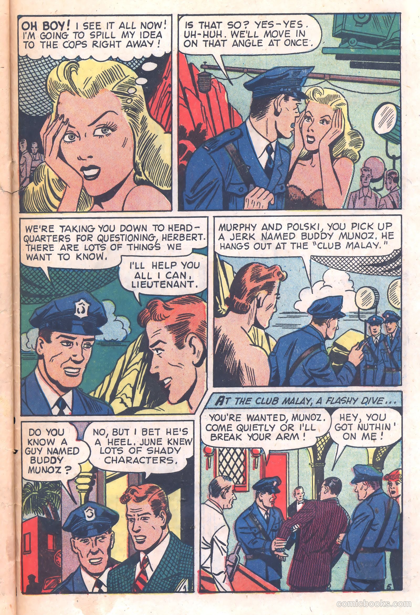 Crime Mysteries #6 (1953) — page 33 of 36