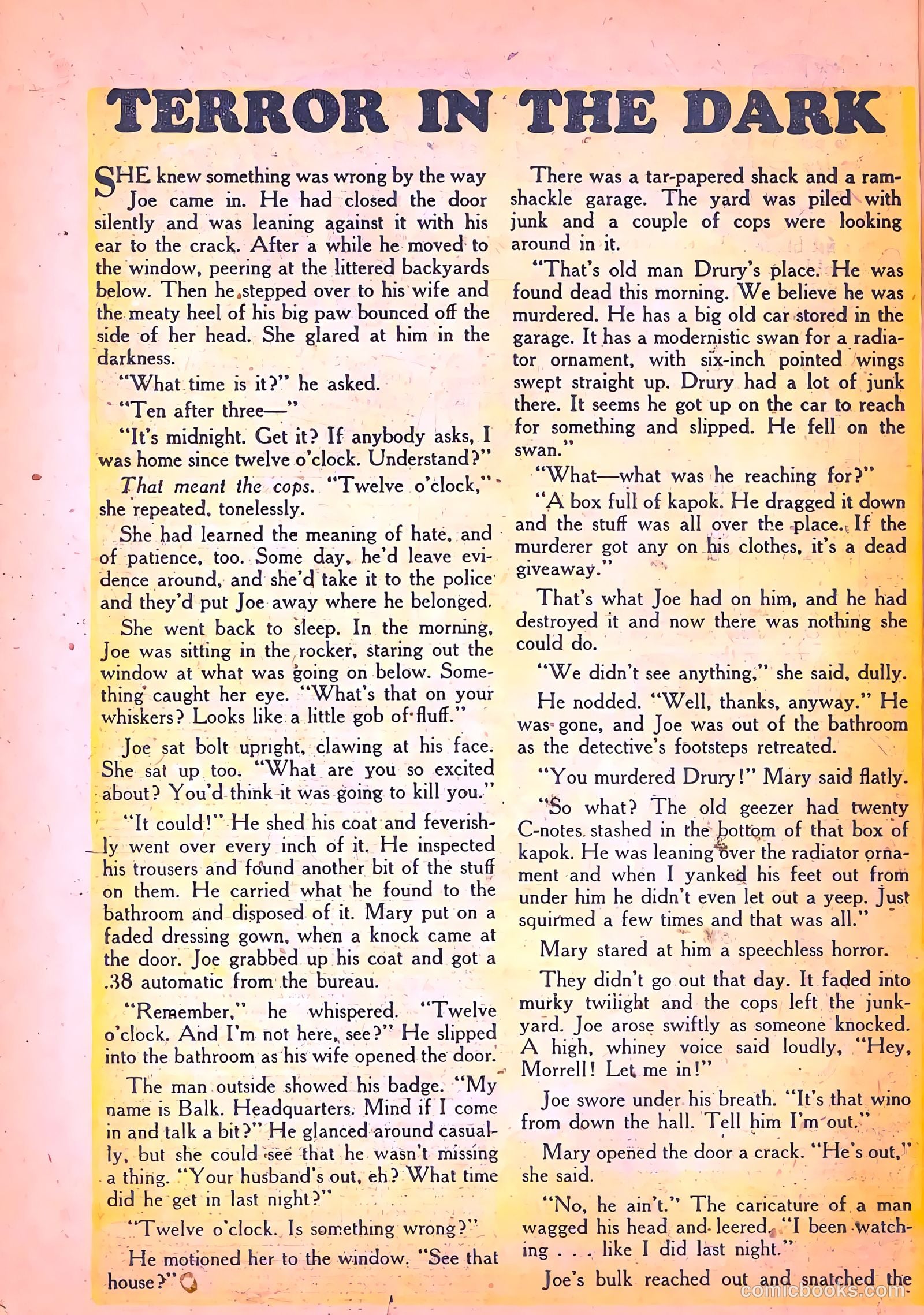 Crime Mysteries #7 (1953) — page 26 of 36