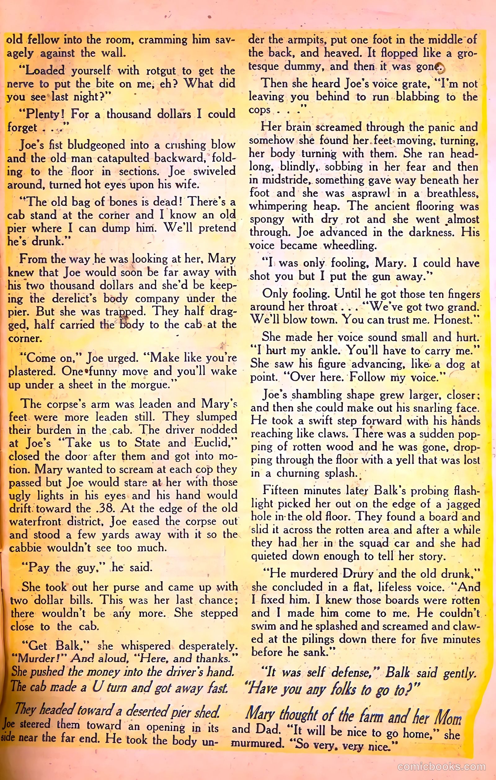 Crime Mysteries #7 (1953) — page 27 of 36