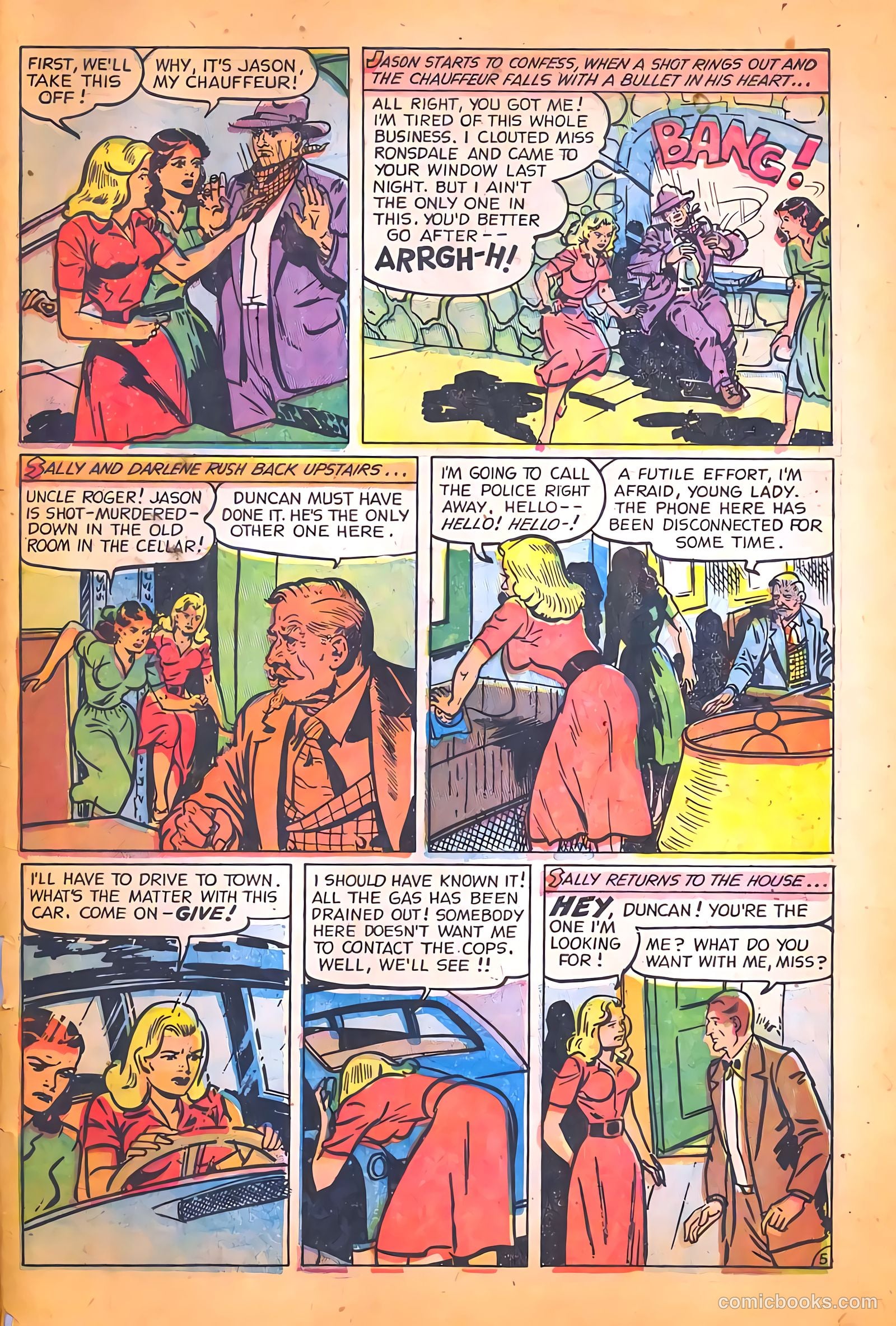 Crime Mysteries #7 (1953) — page 33 of 36
