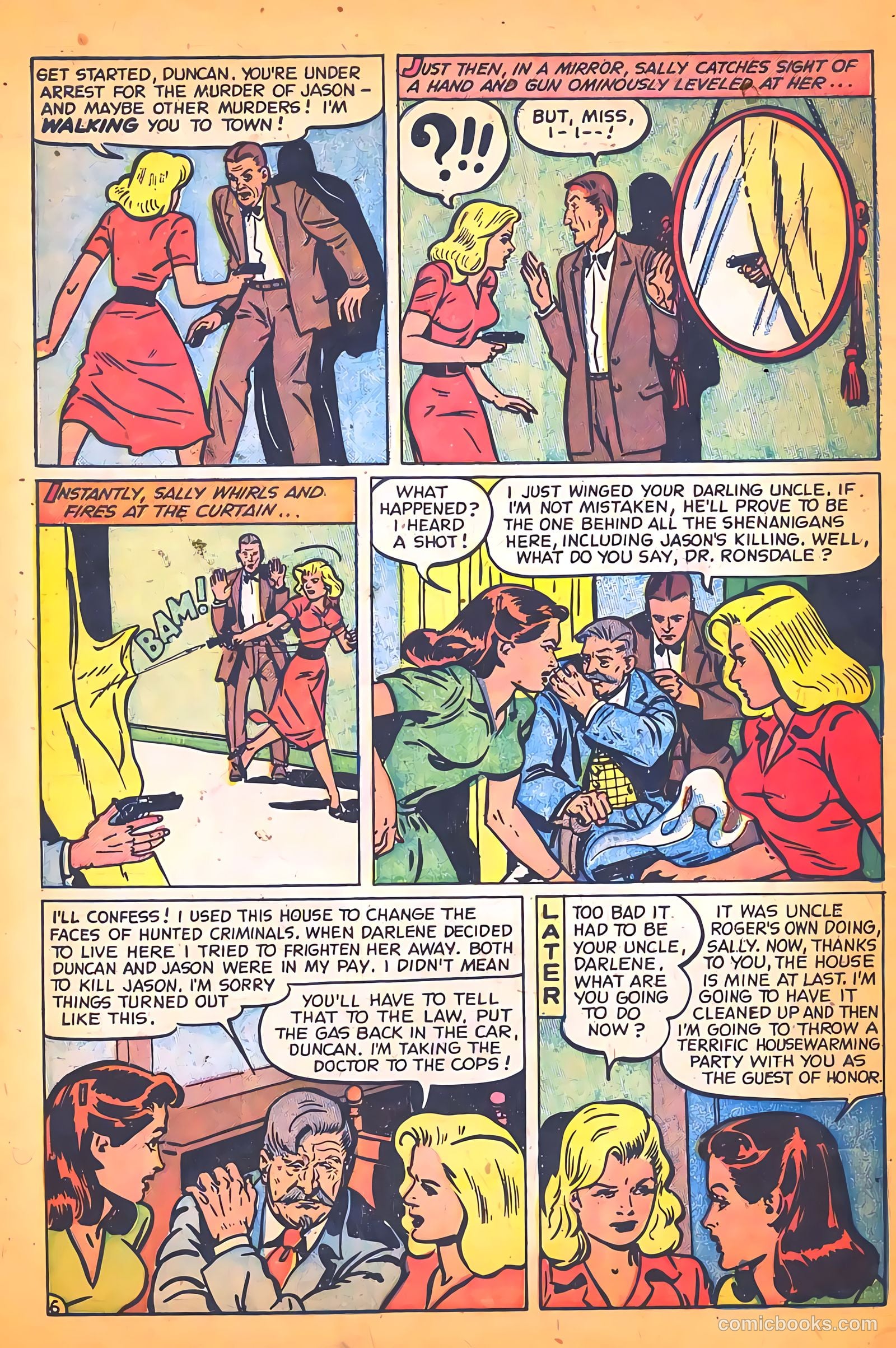 Crime Mysteries #7 (1953) — page 34 of 36