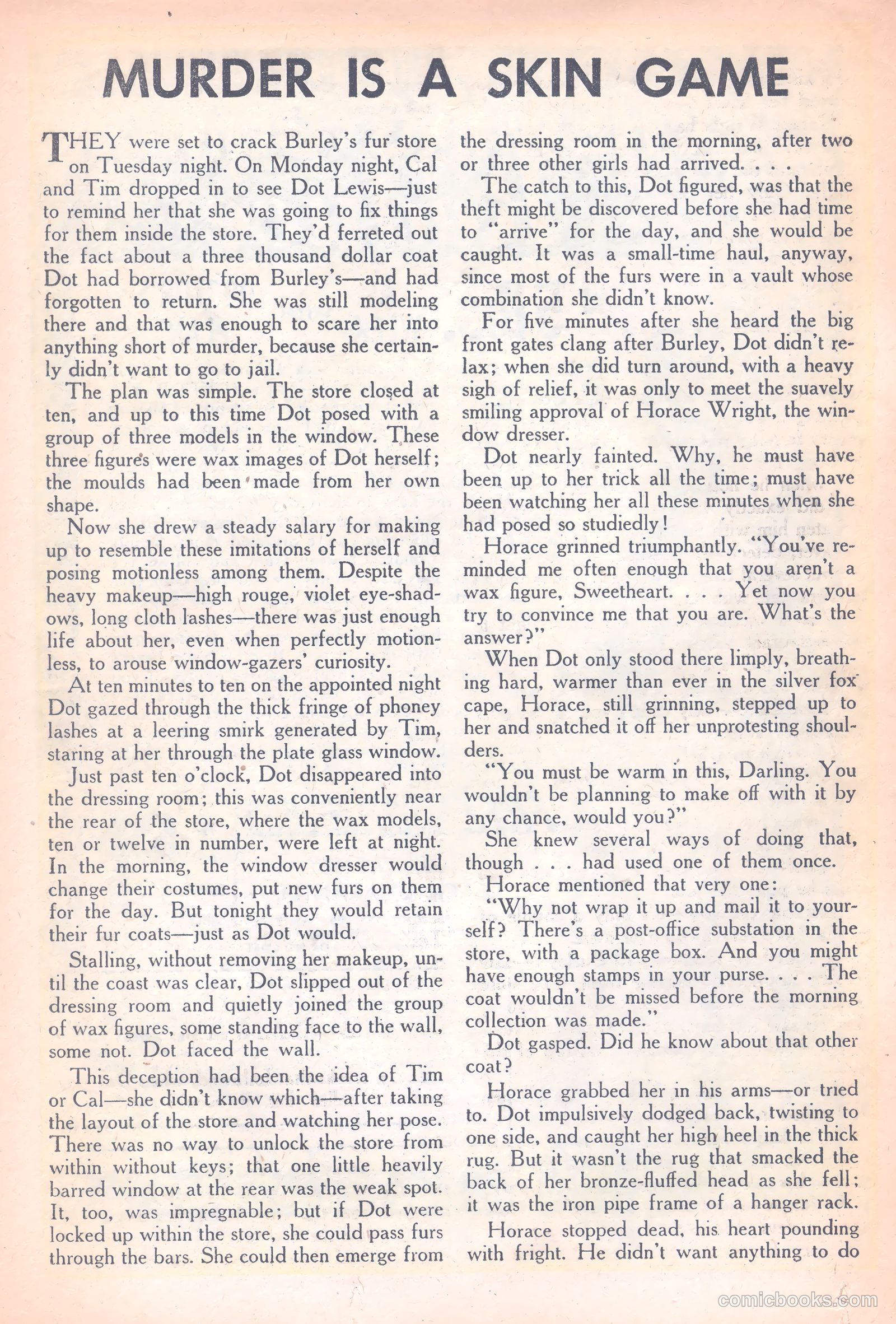 Crime Mysteries #8 (1953) — page 26 of 39