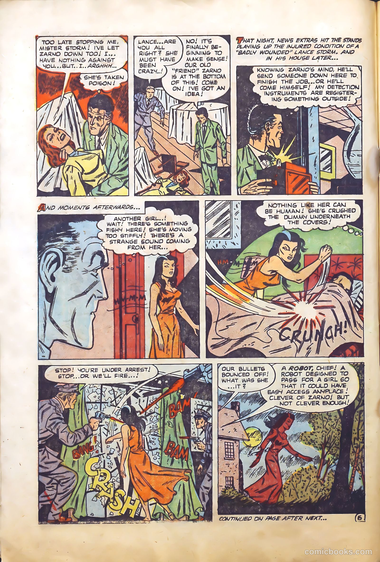 Crime Mysteries #9 (1953) — page 8 of 36