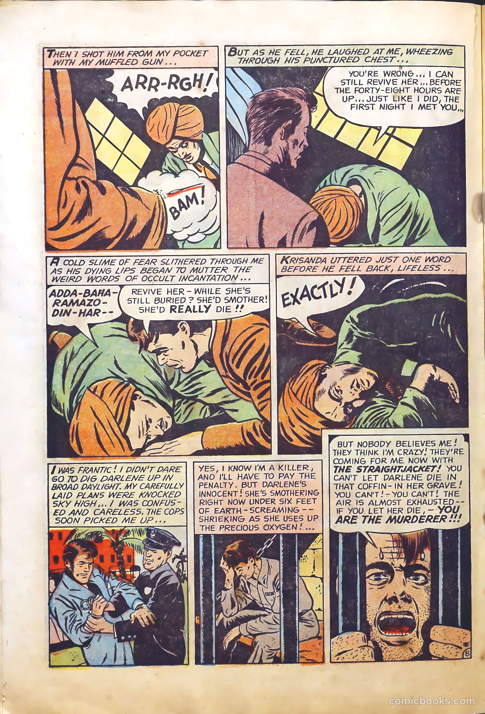 Crime Mysteries #9 (1953) — page 20 of 36