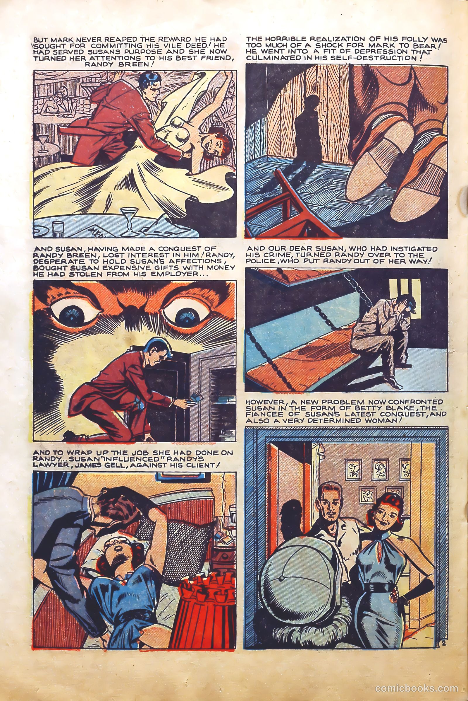 Crime Mysteries #9 (1953) — page 22 of 36