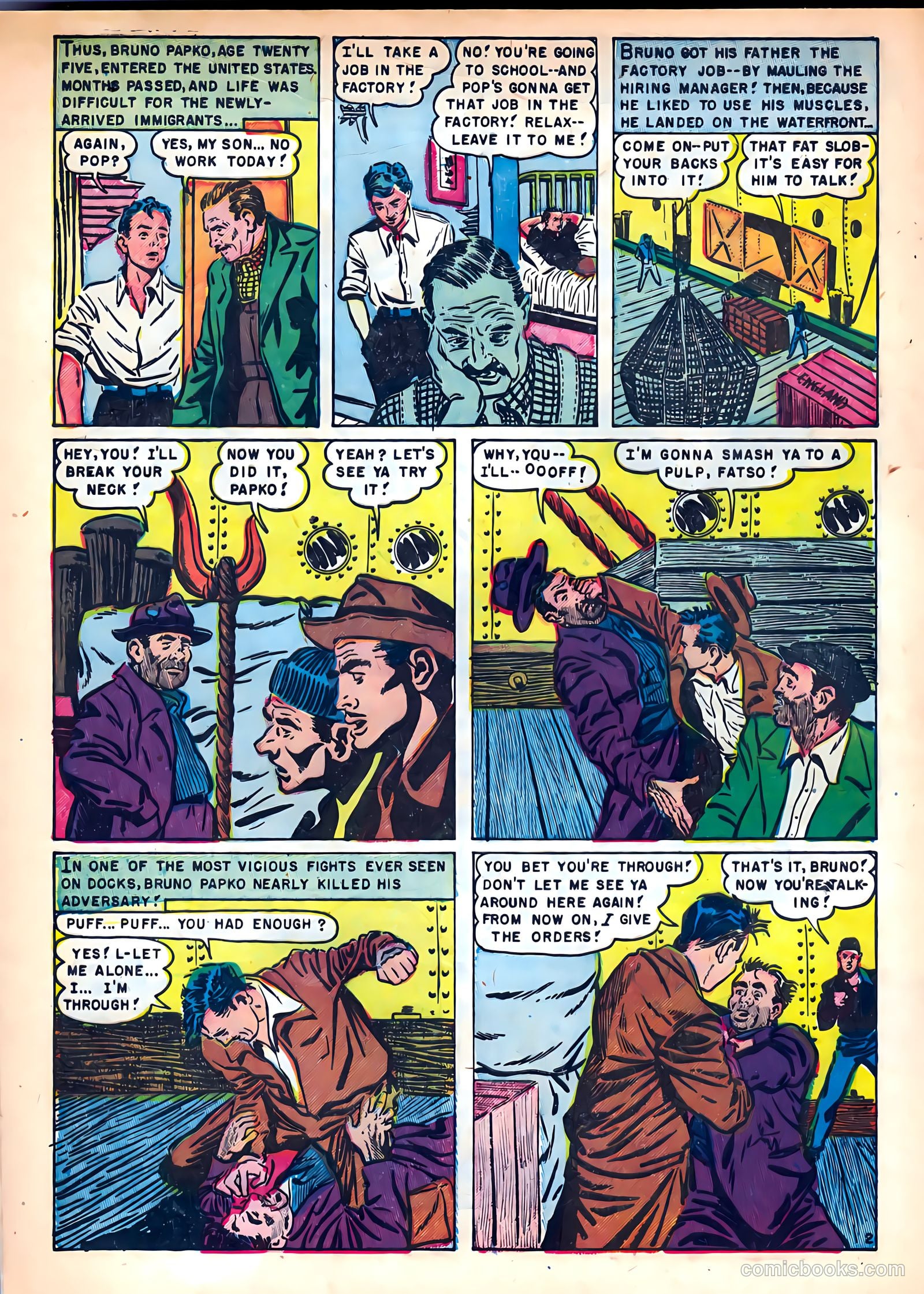 Crime on the Waterfront #4 (1952) — page 4 of 36