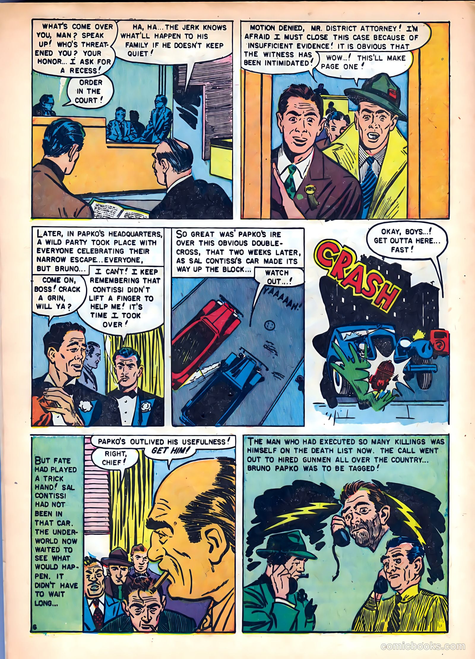 Crime on the Waterfront #4 (1952) — page 8 of 36