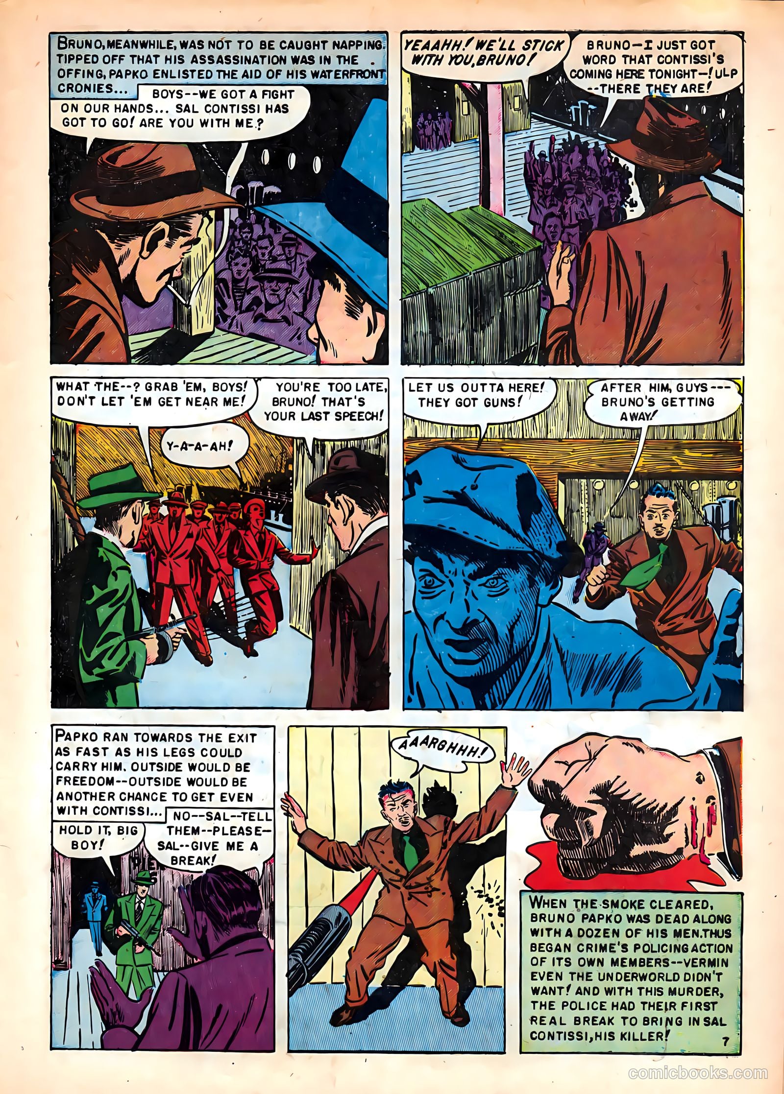 Crime on the Waterfront #4 (1952) — page 9 of 36