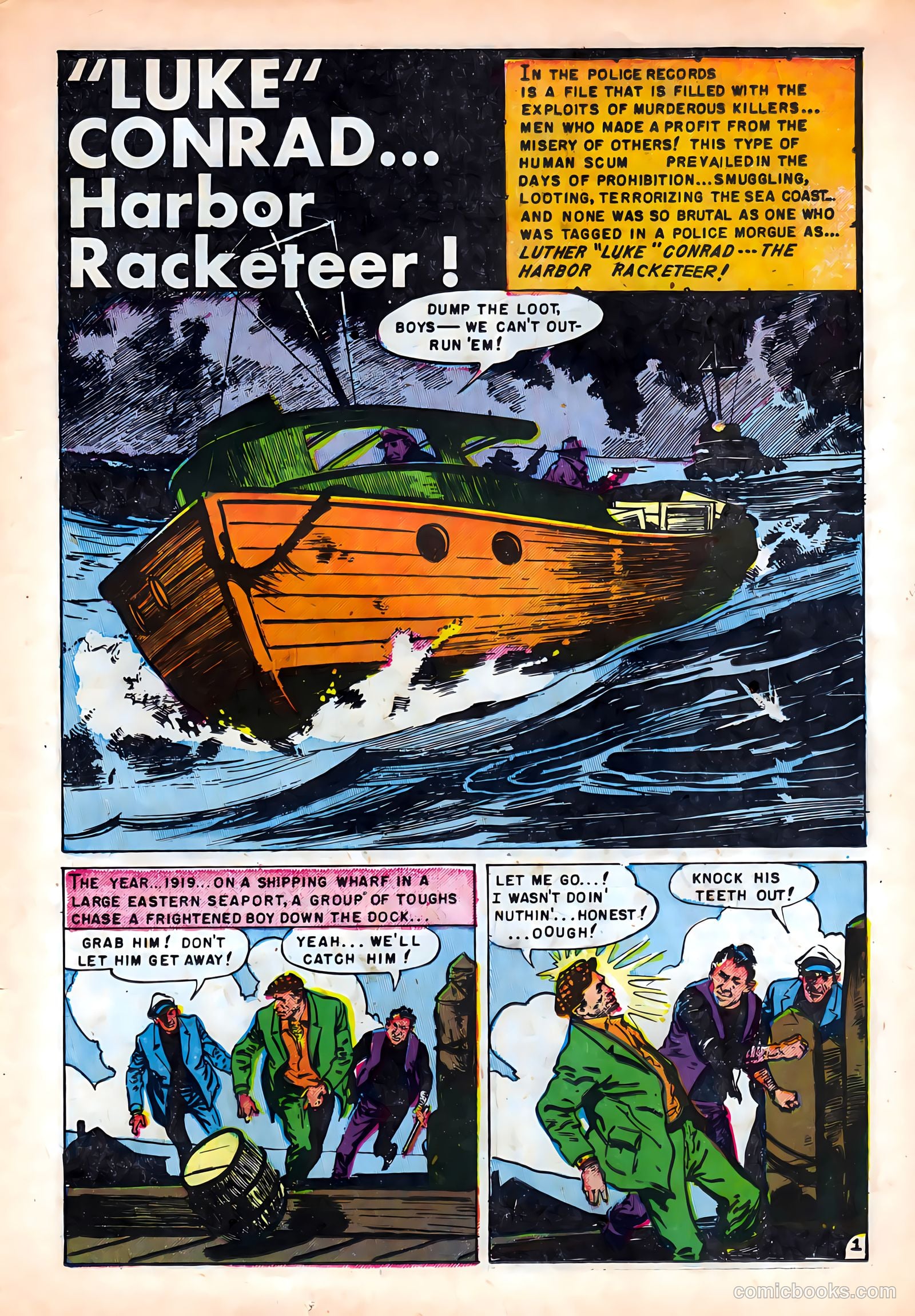 Crime on the Waterfront #4 (1952) — page 11 of 36