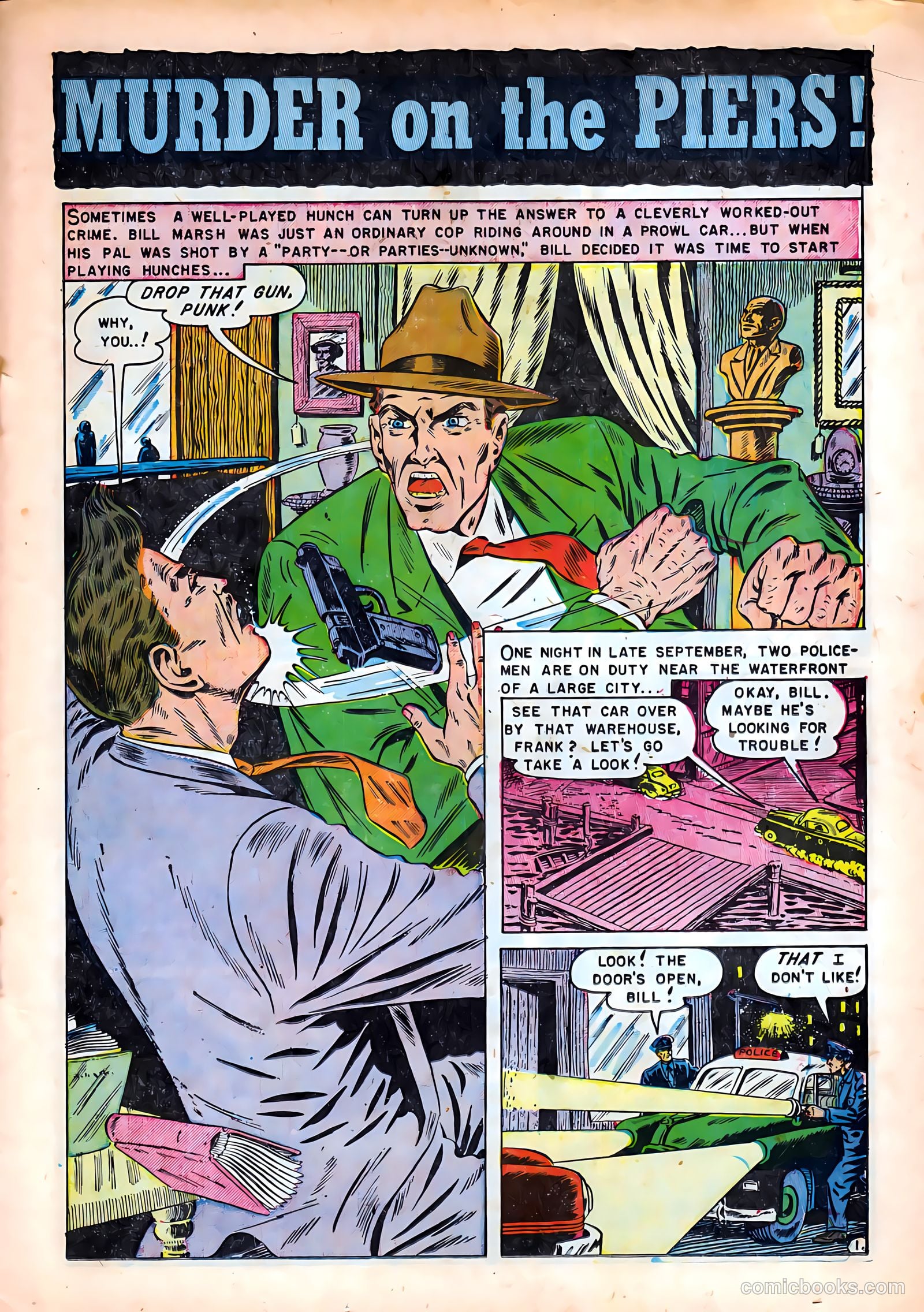 Crime on the Waterfront #4 (1952) — page 19 of 36