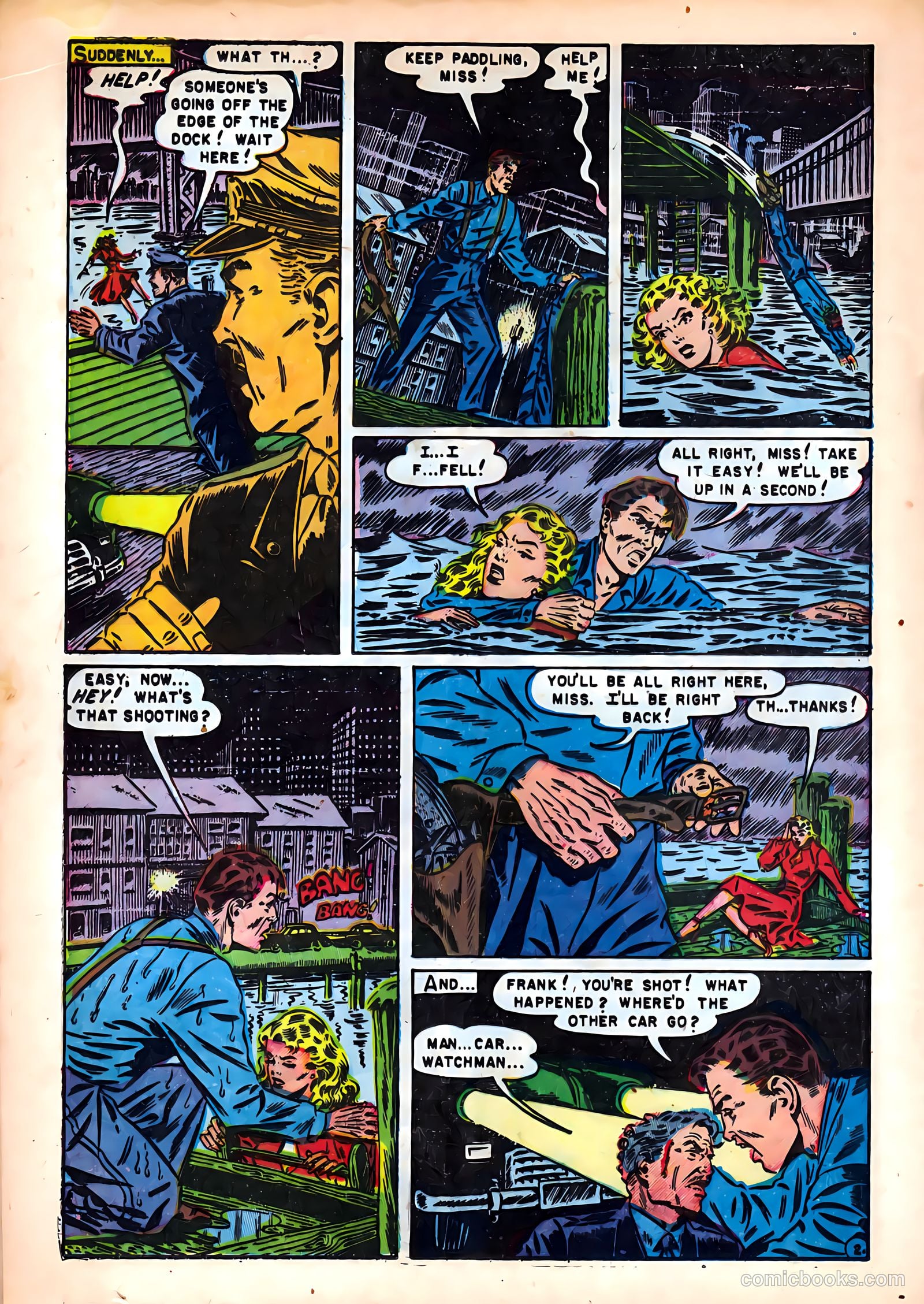 Crime on the Waterfront #4 (1952) — page 20 of 36