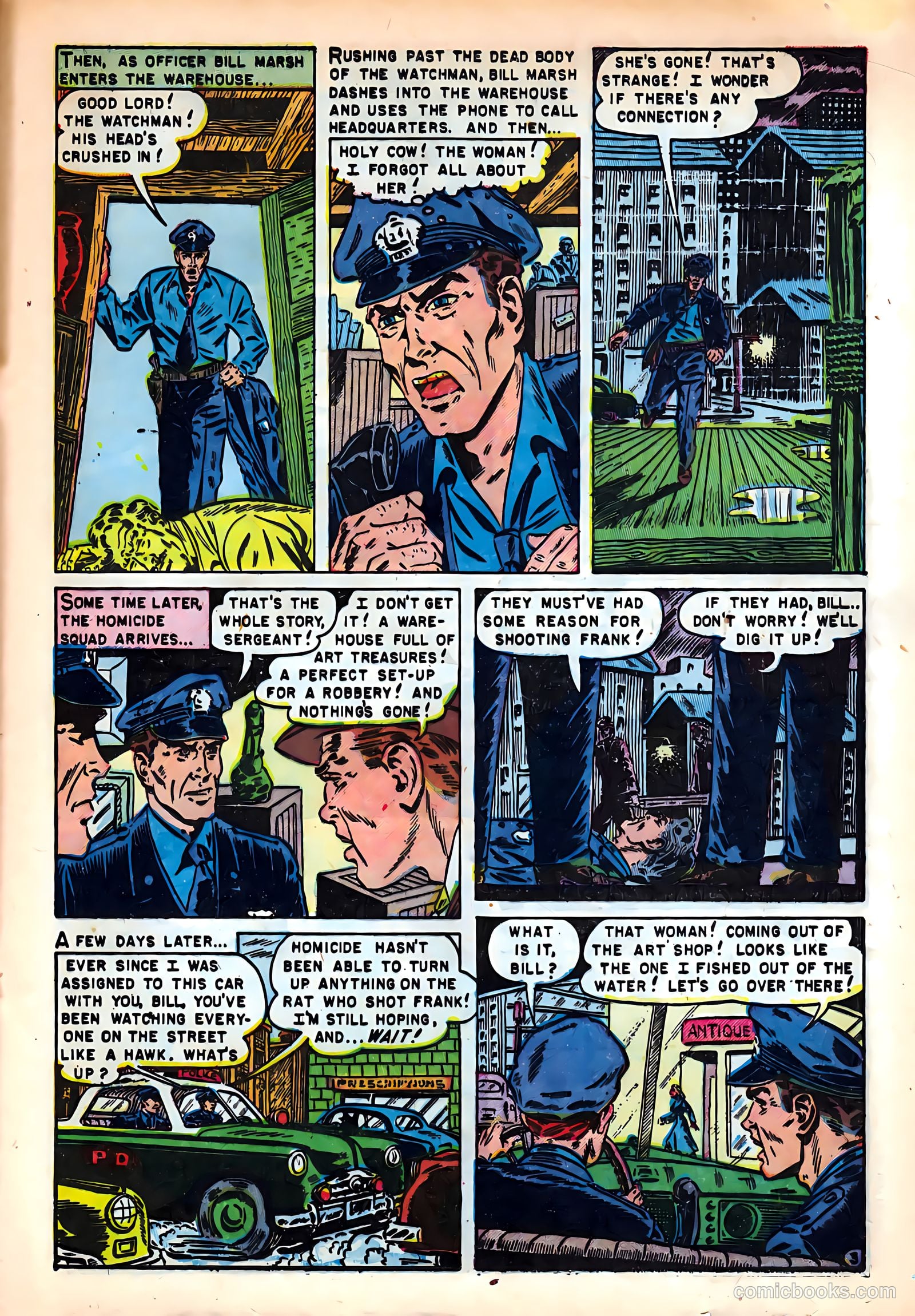 Crime on the Waterfront #4 (1952) — page 21 of 36
