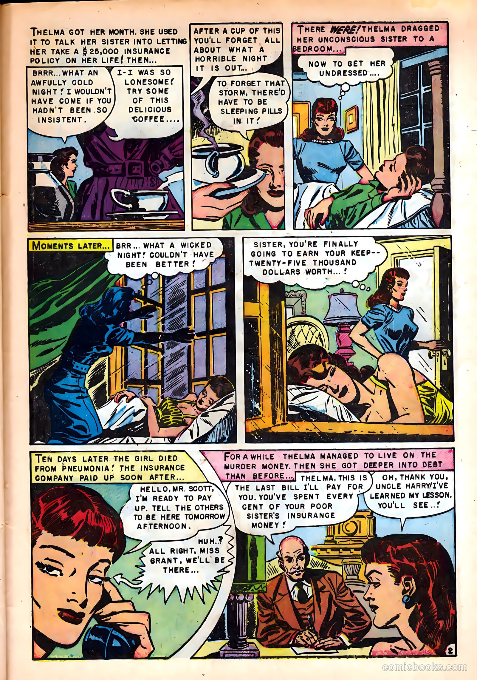Crime on the Waterfront #4 (1952) — page 29 of 36