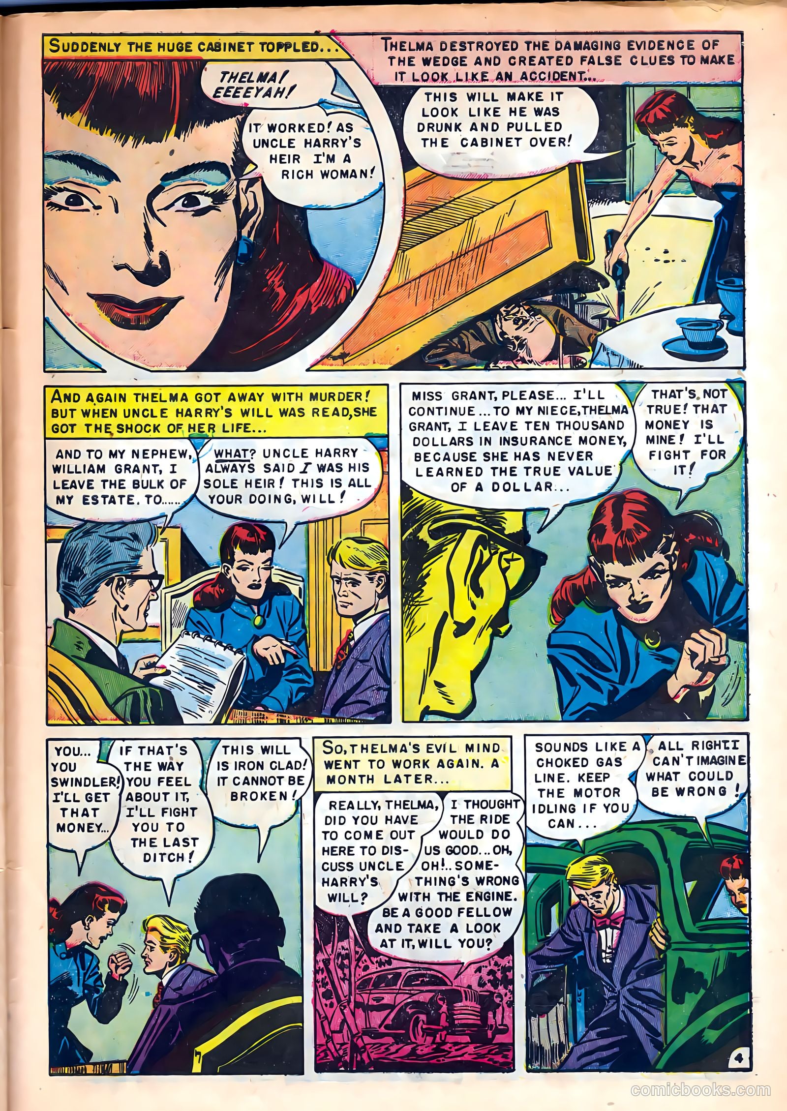 Crime on the Waterfront #4 (1952) — page 31 of 36