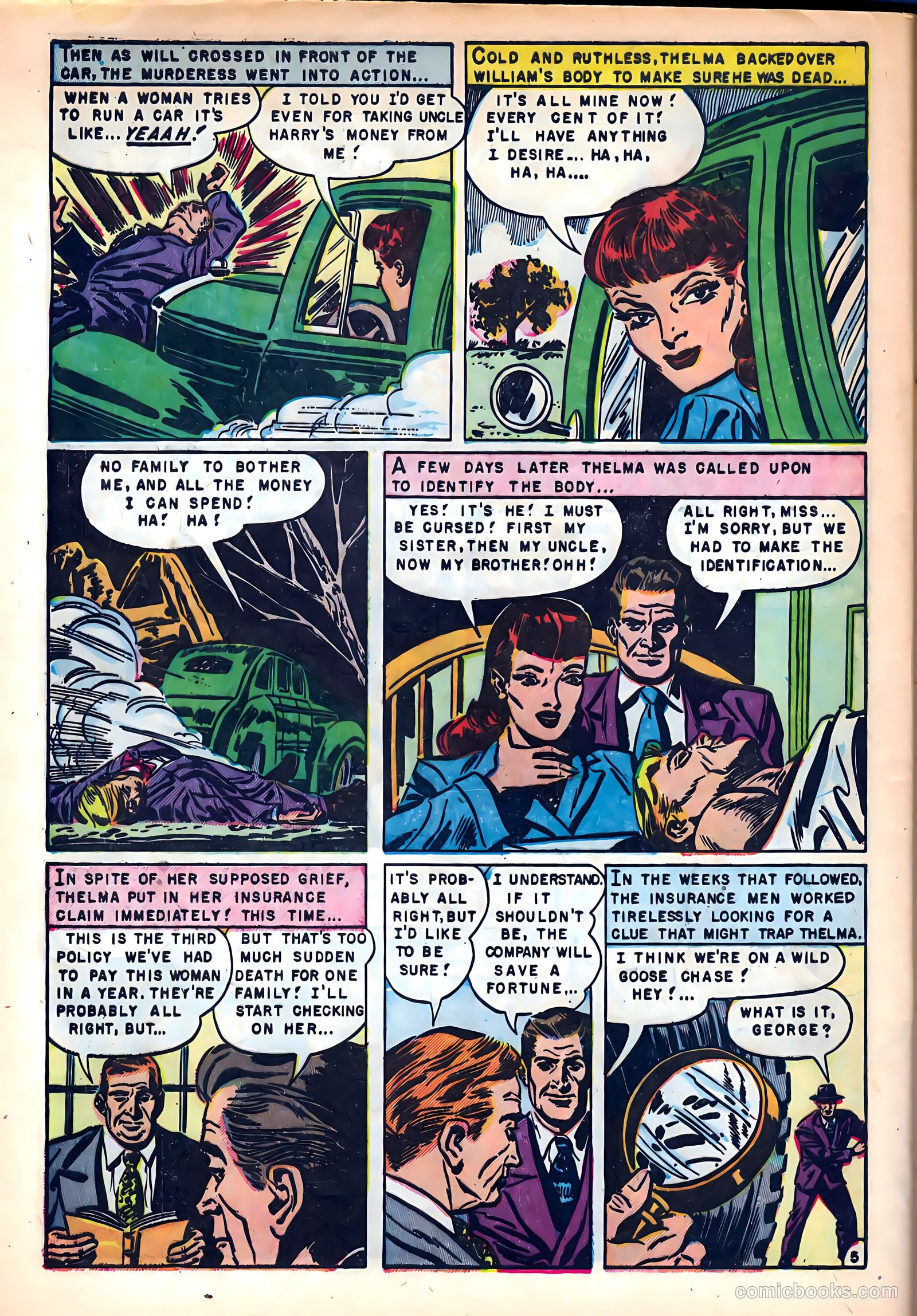 Crime on the Waterfront #4 (1952) — page 32 of 36