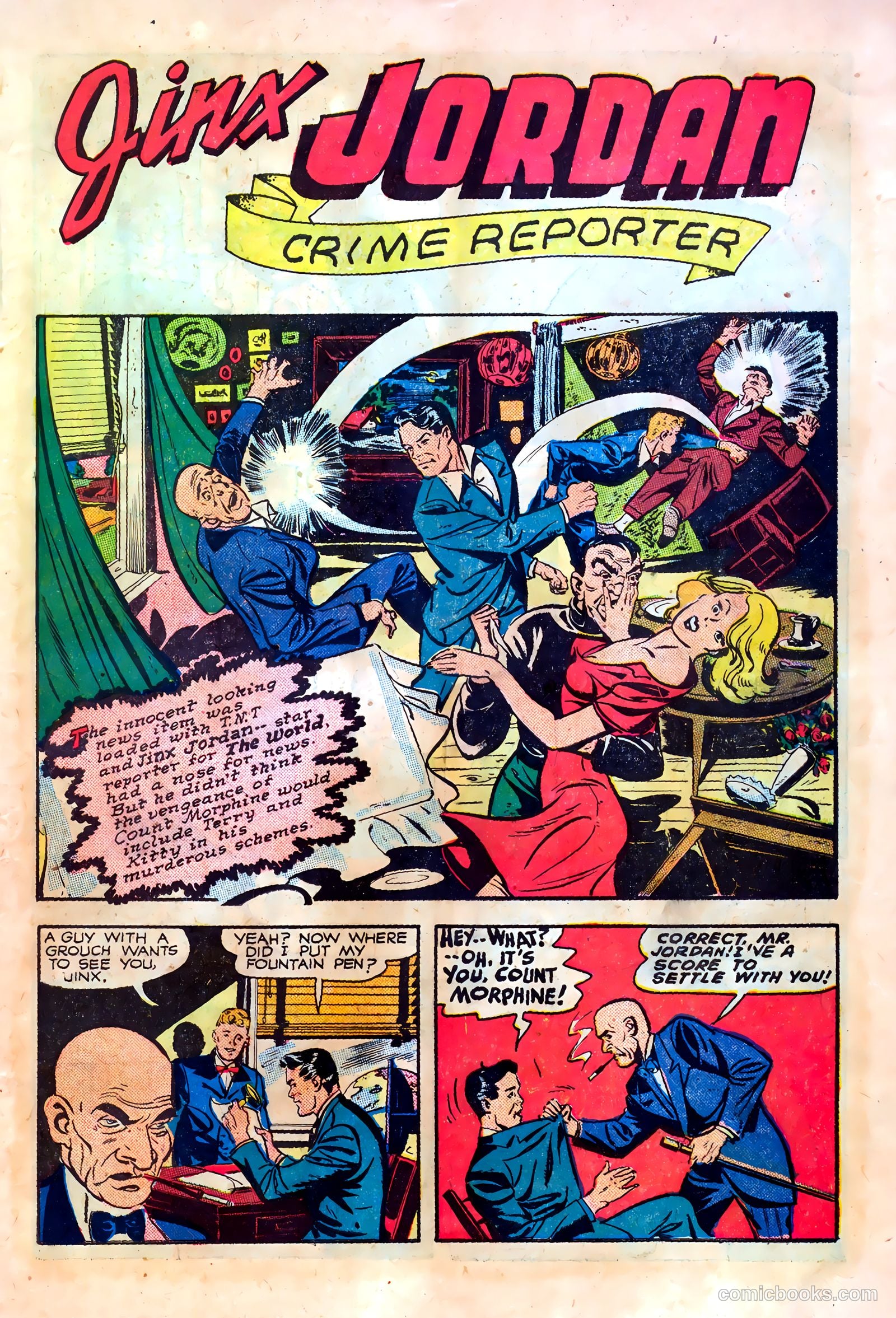 Crime Reporter #1 (1948) — page 3 of 36