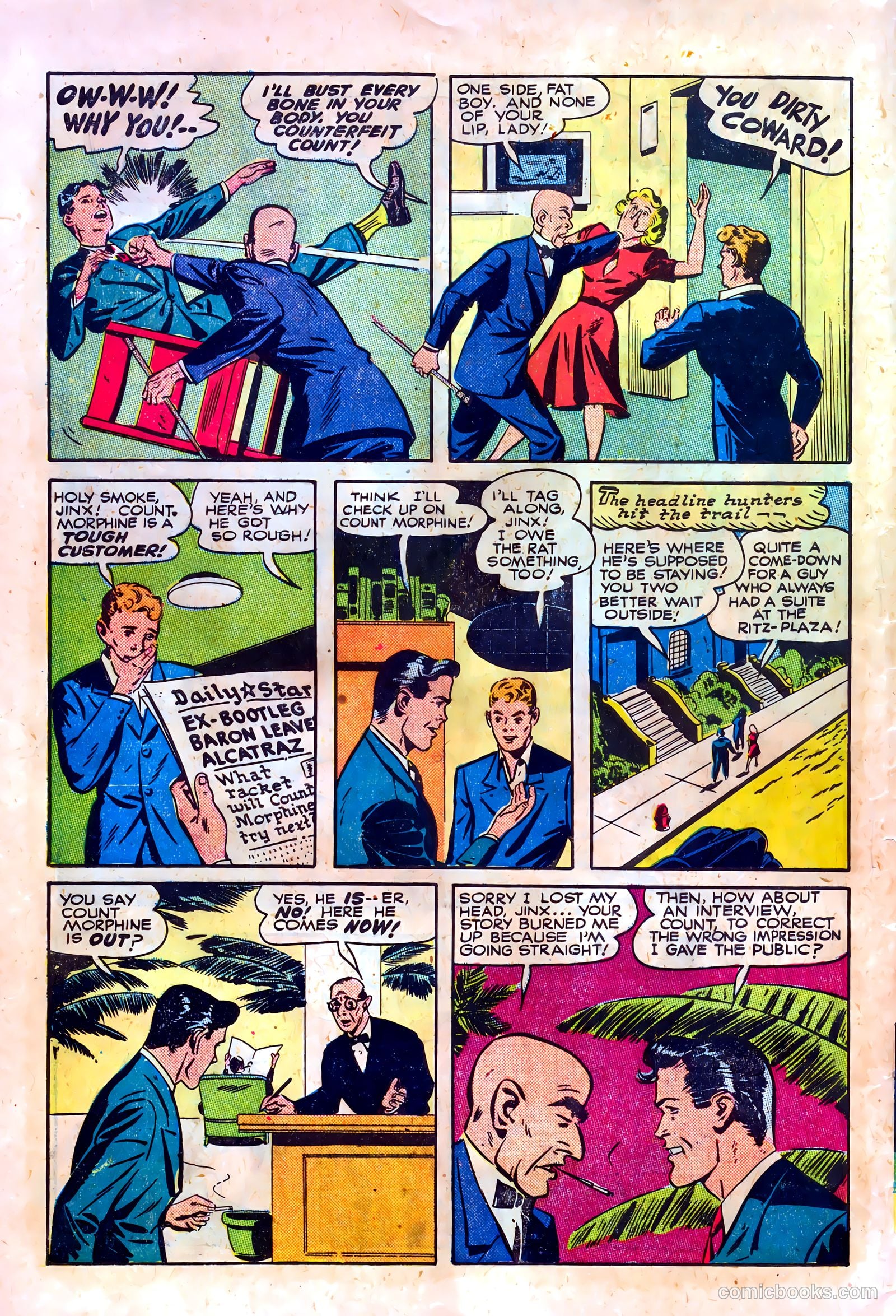 Crime Reporter #1 (1948) — page 4 of 36